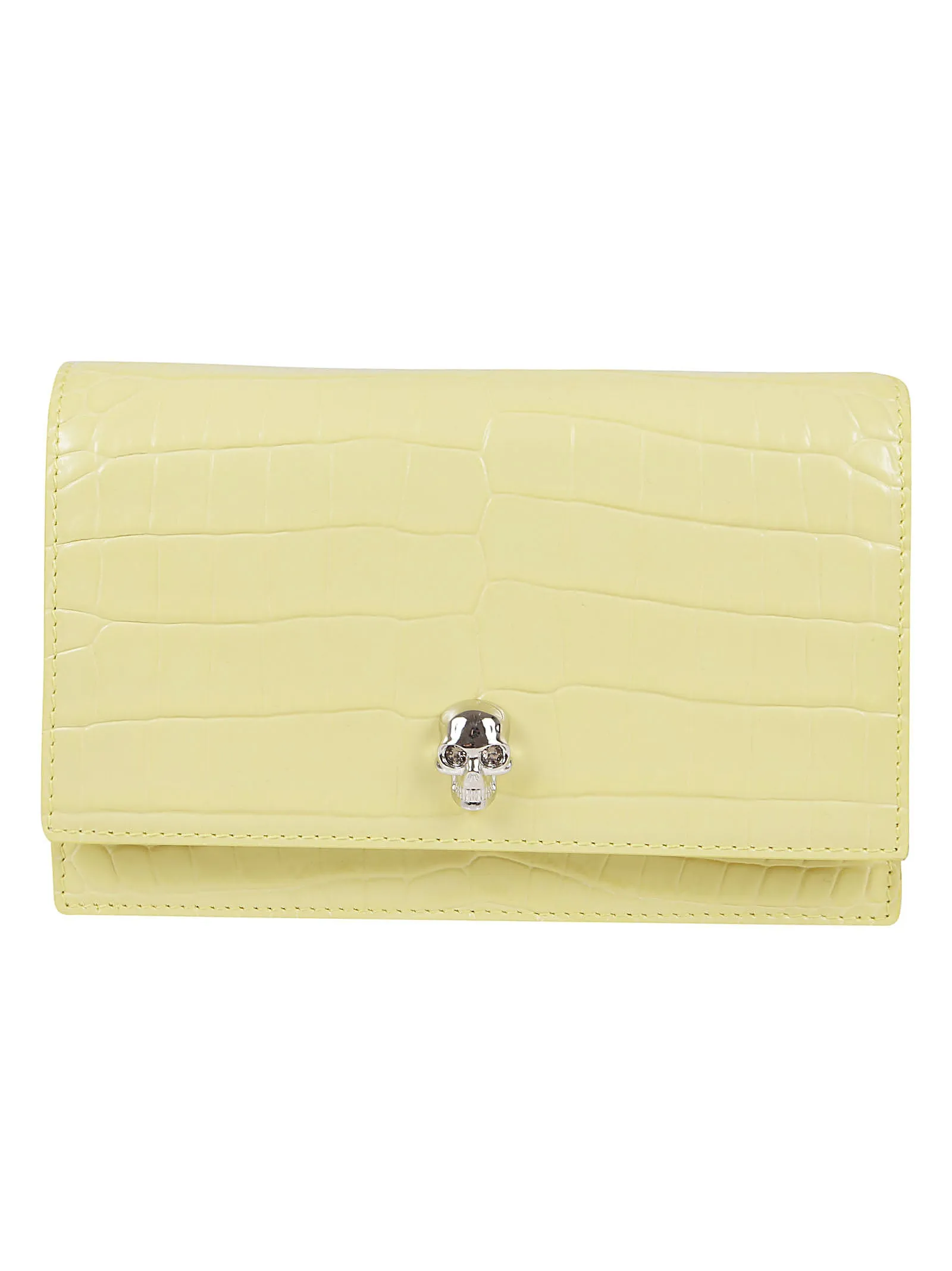 Alexander McQueen Skull Embossed Crossbody Bag