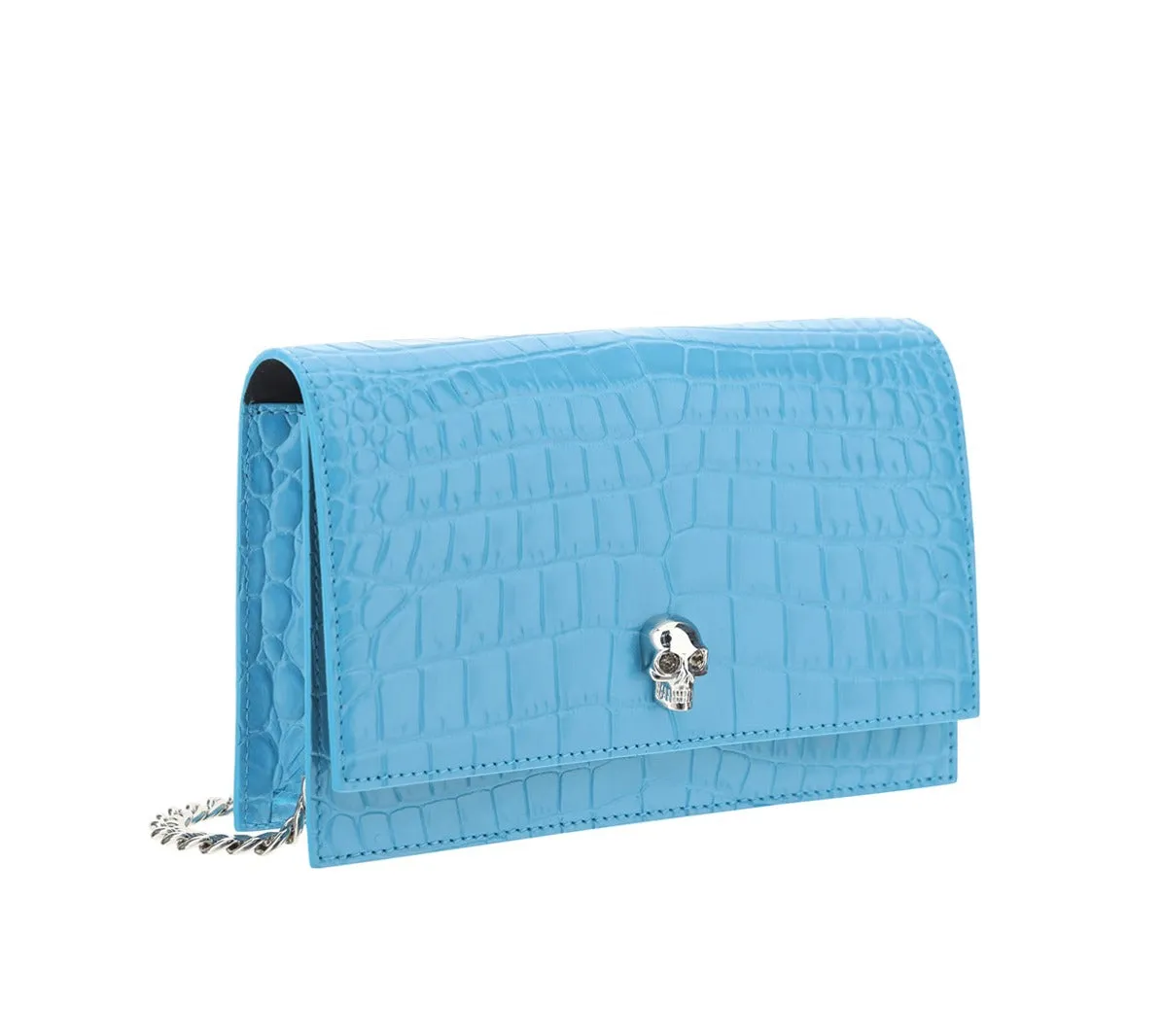 Alexander McQueen Skull Embossed Crossbody Bag