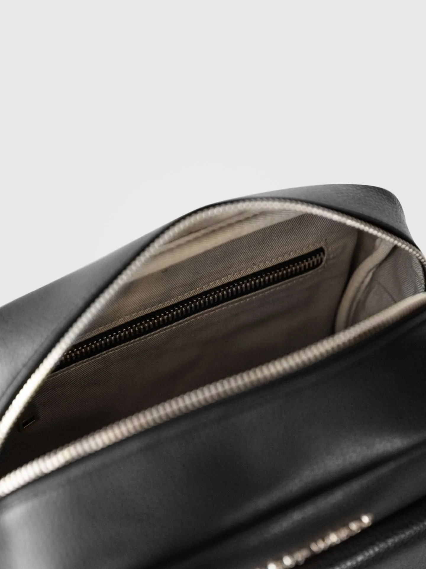 Aspen MIRUM® Leather Vegan Crossbody Bag | Black & Gold