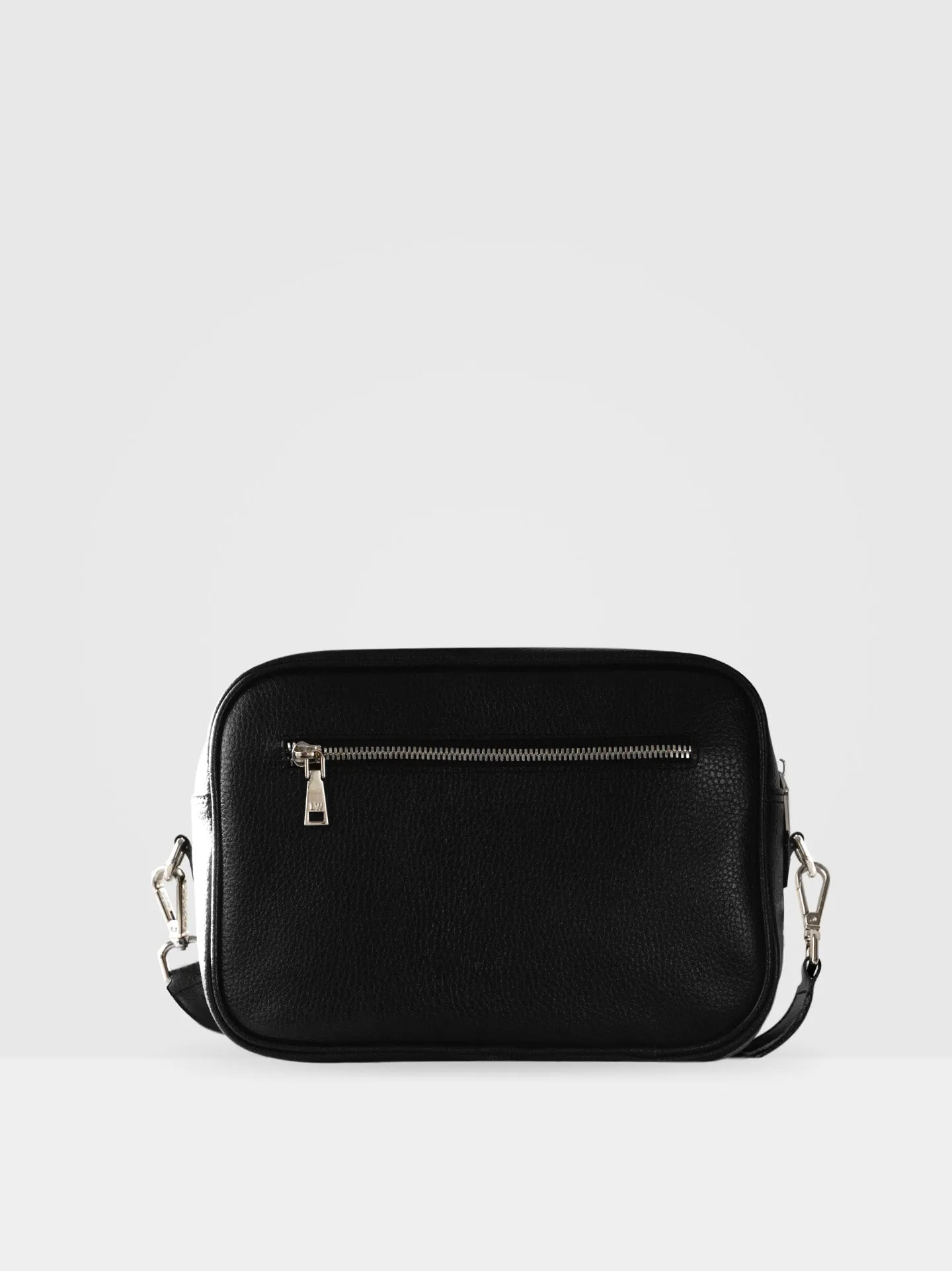 Aspen MIRUM® Leather Vegan Crossbody Bag | Black & Gold