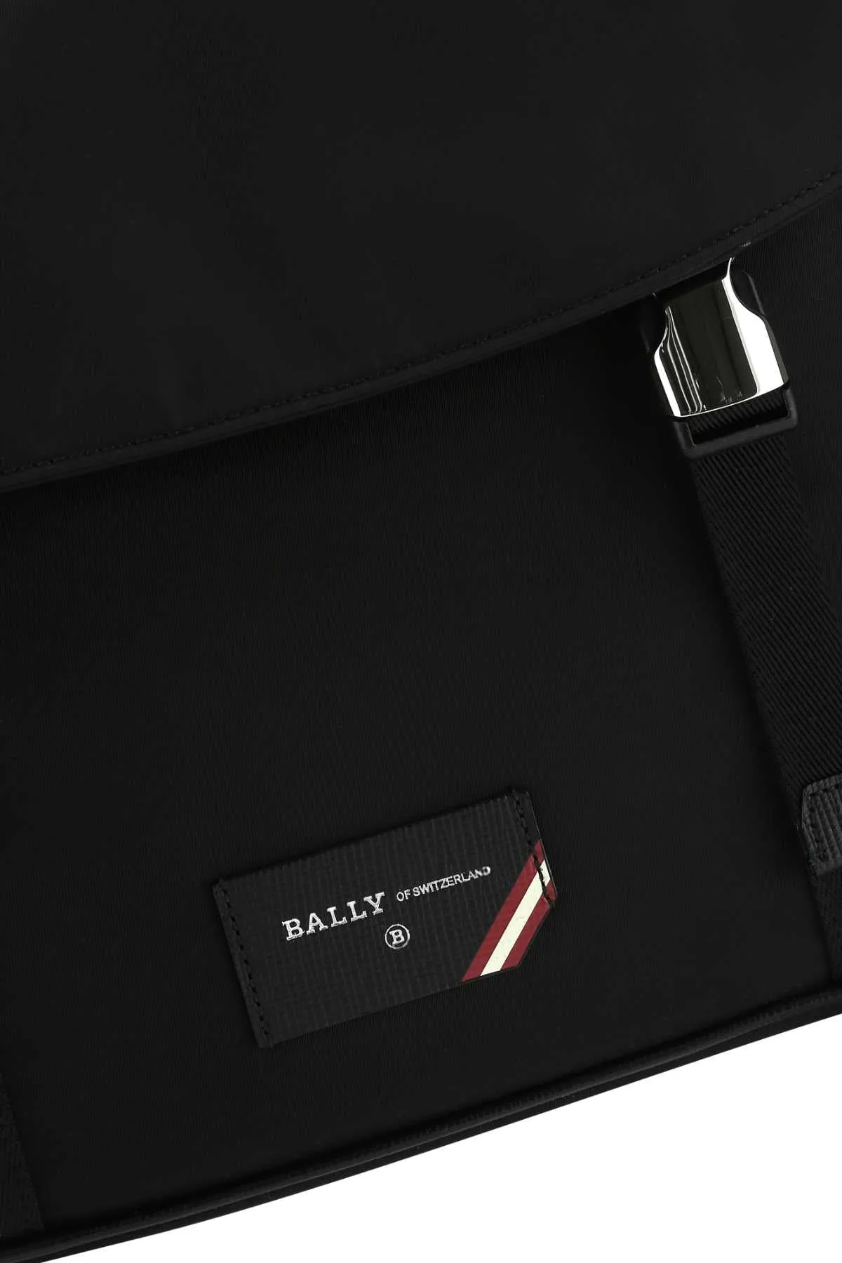 Bally Fabro Logo Patch Shoulder Bag