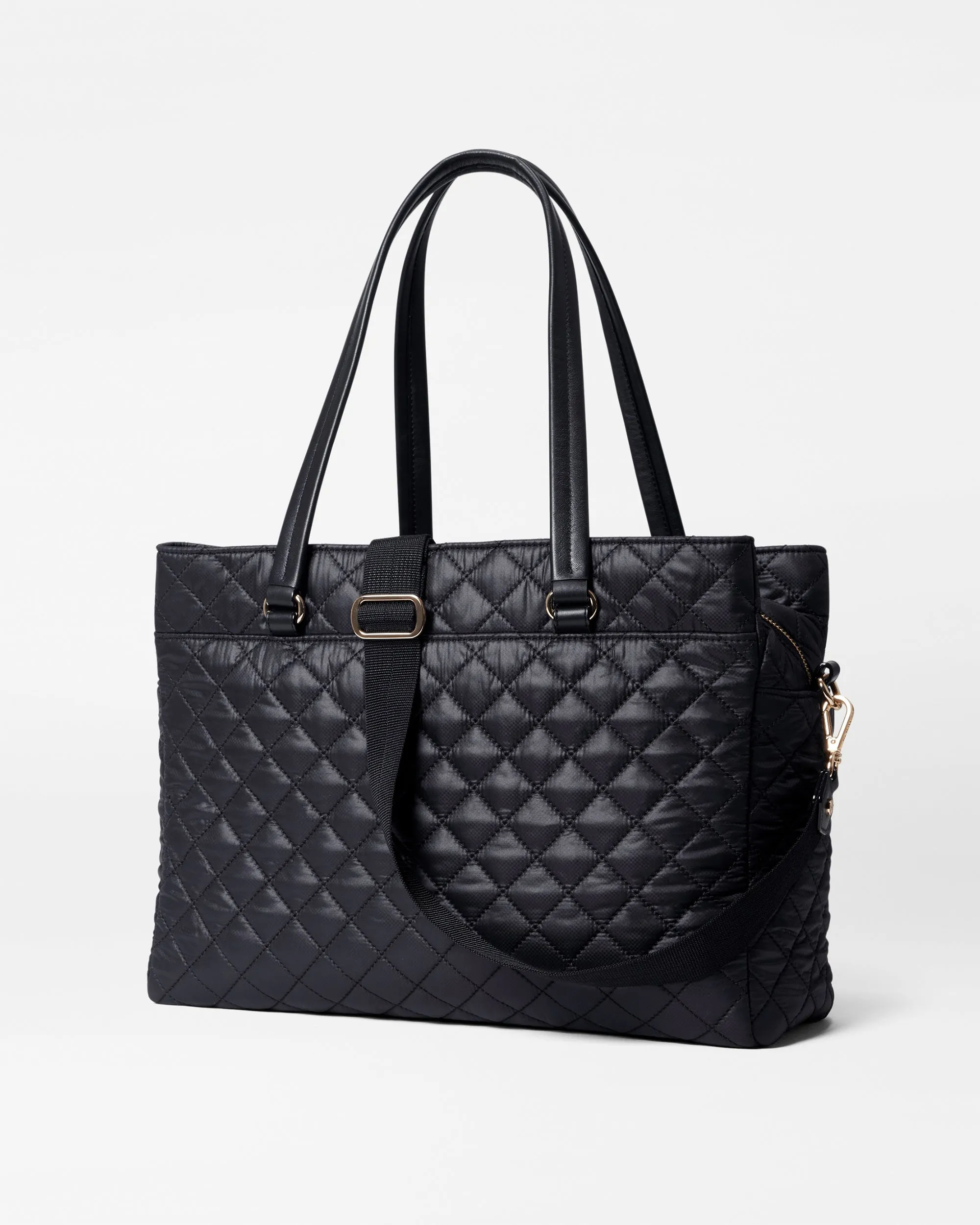 Black Crosby Lock Tote