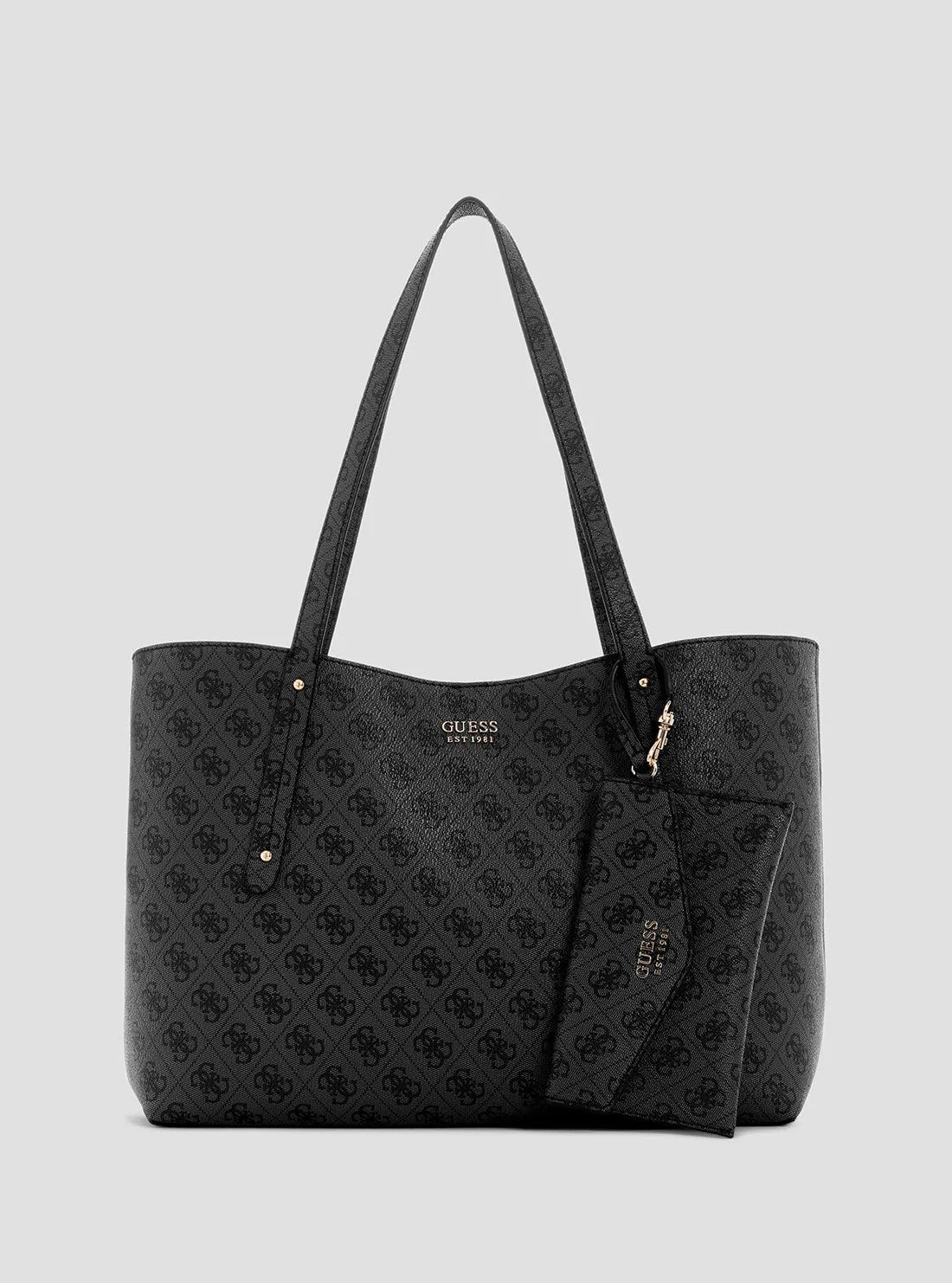Black Logo Brenton Tote Bag