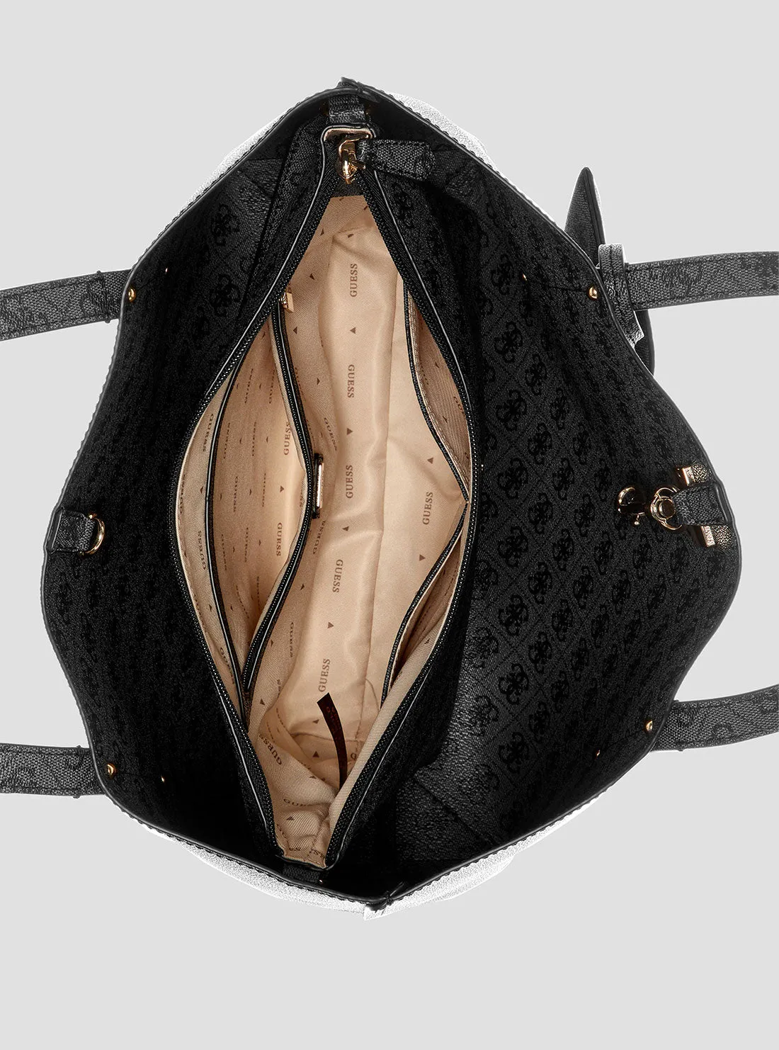 Black Logo Brenton Tote Bag