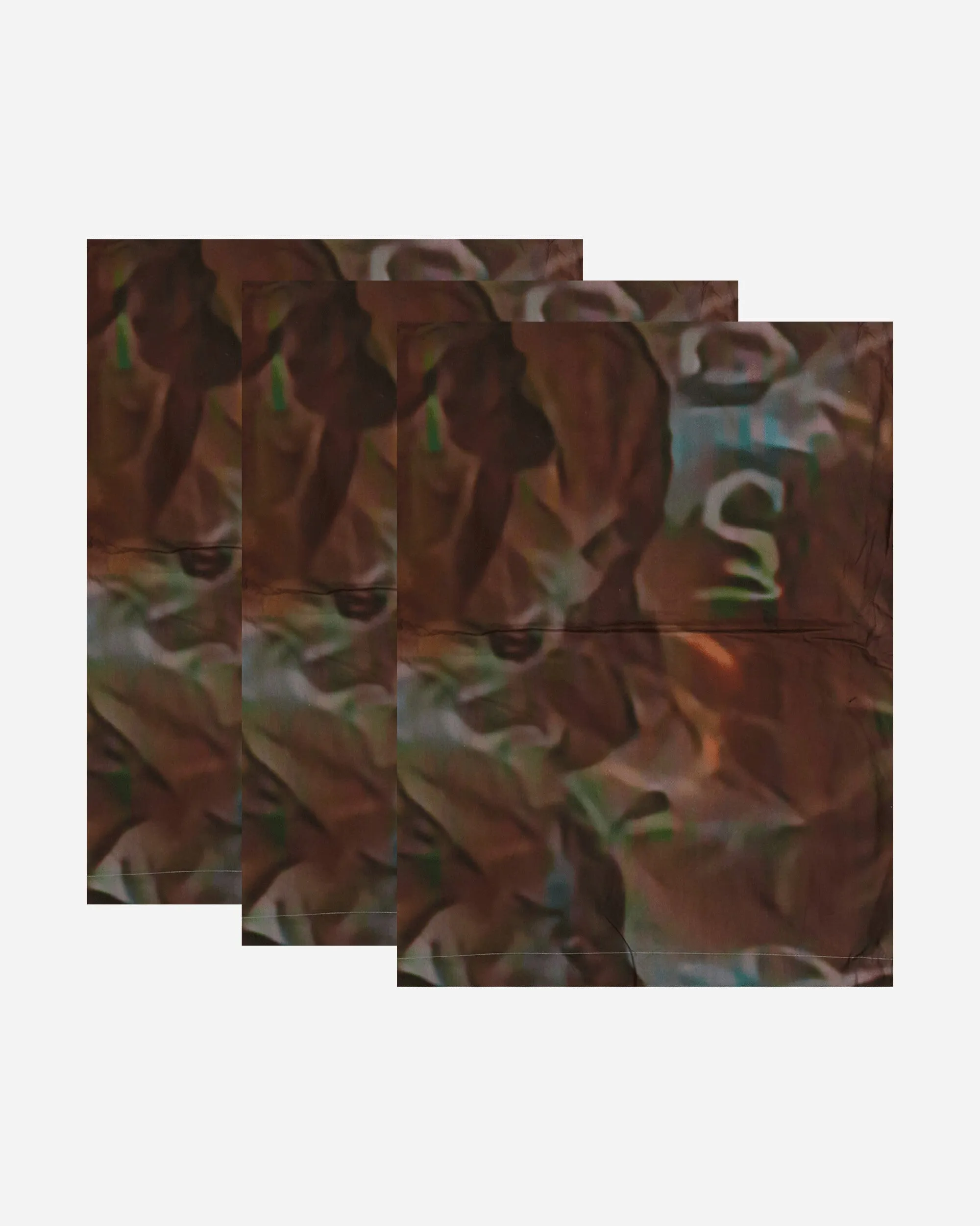 Brown Bags Bedsheet Multicolor