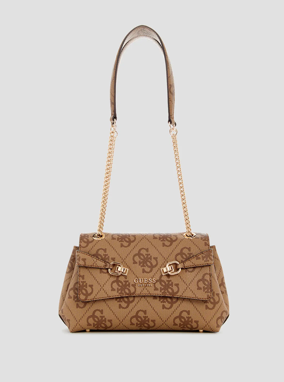 Brown Logo Lorelei Crossbody Bag