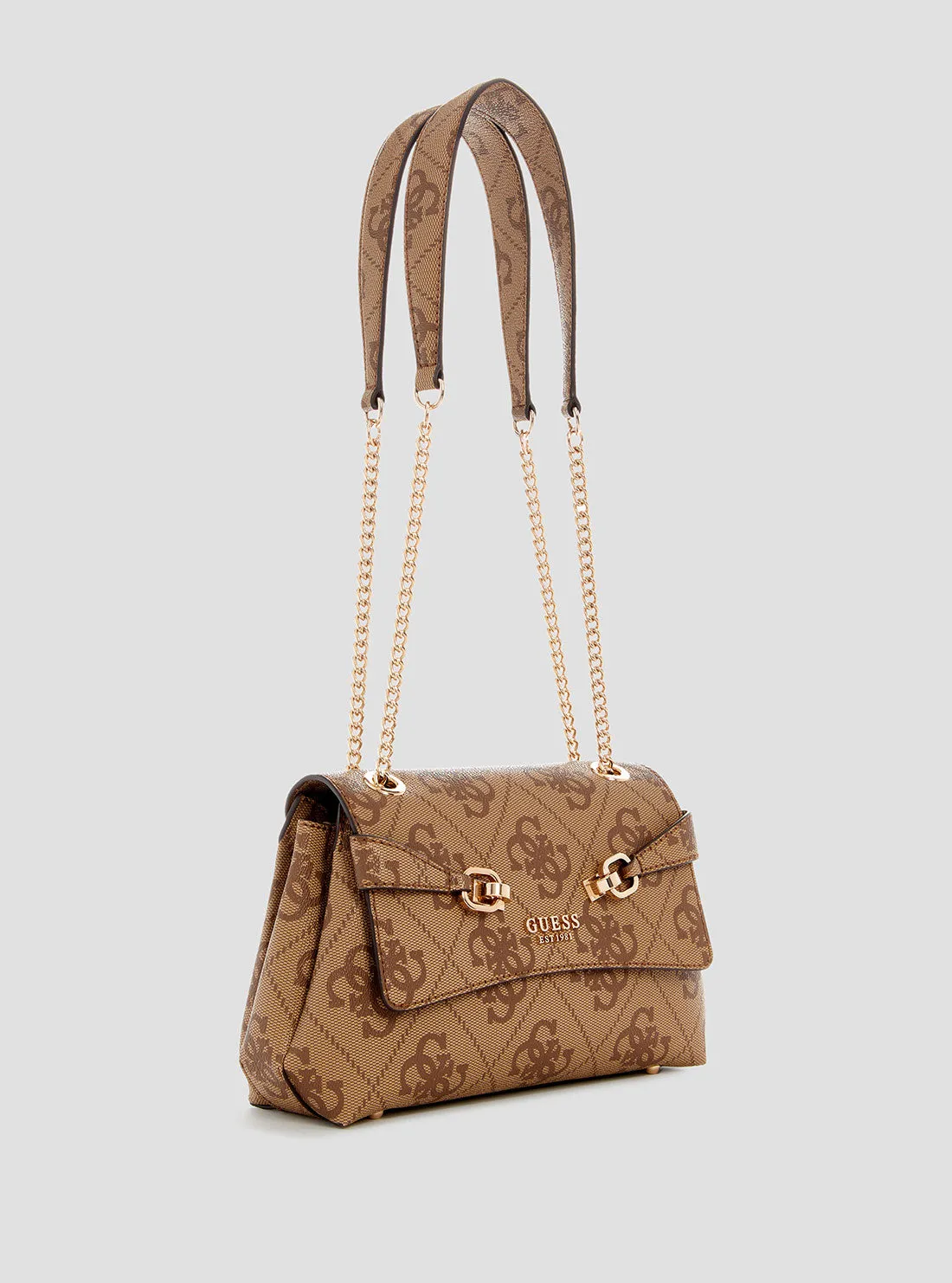 Brown Logo Lorelei Crossbody Bag