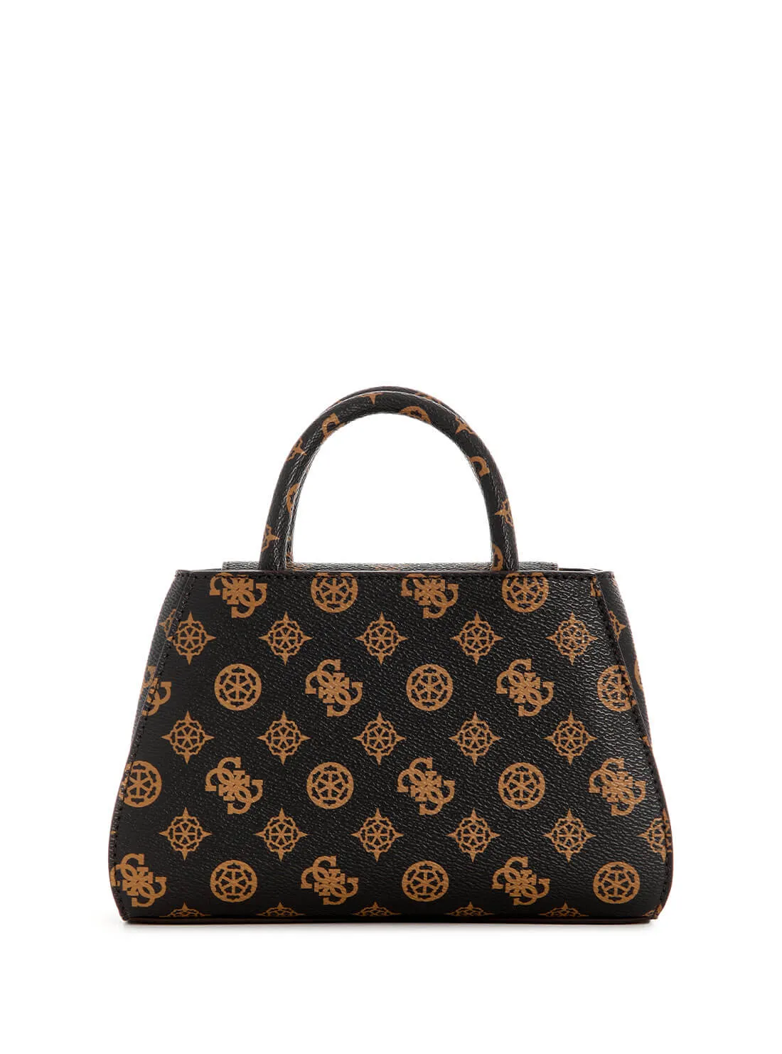 Brown Logo Nelka Satchel Bag