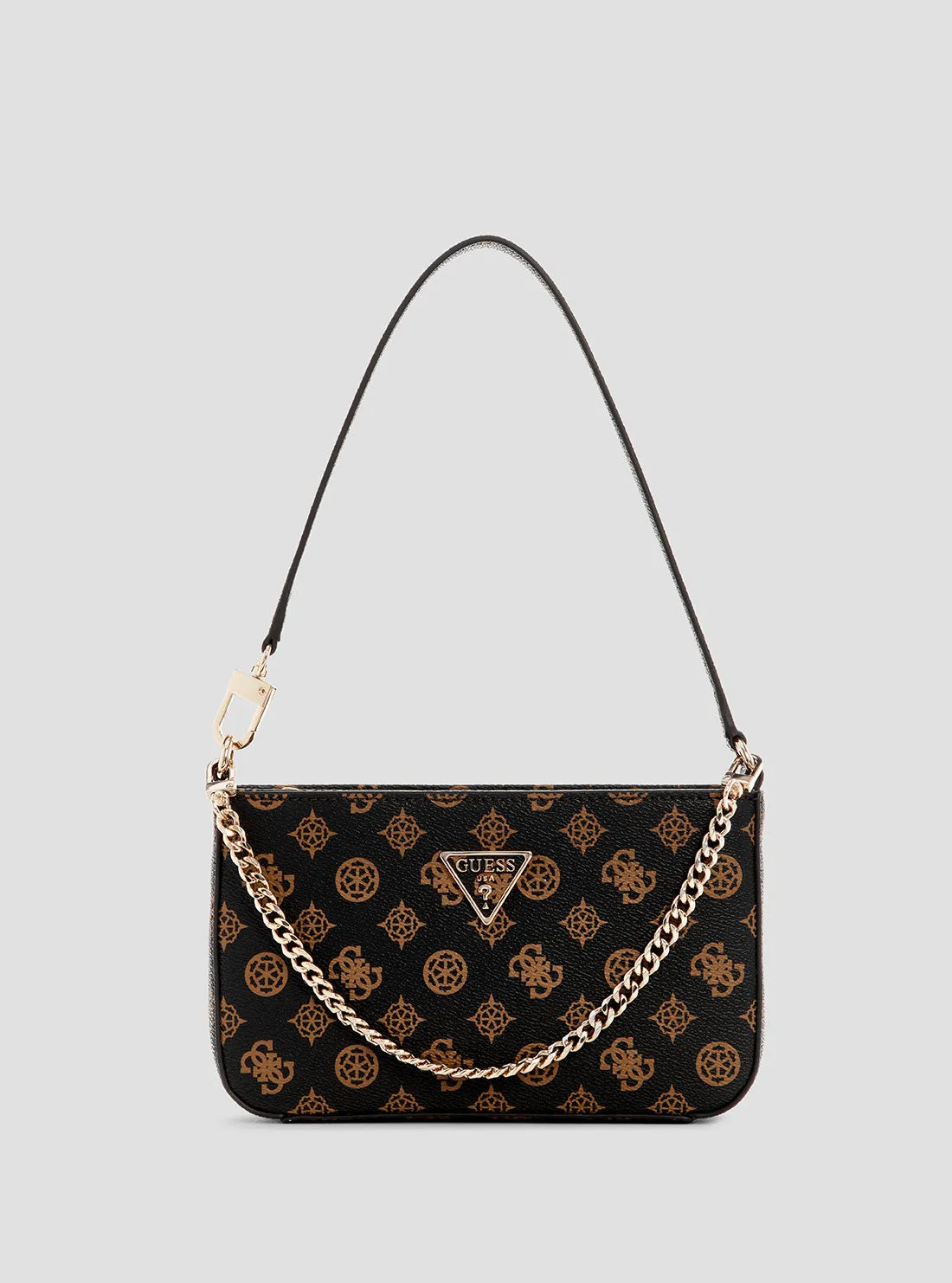 Brown Logo Noelle Mini Shoulder Bag