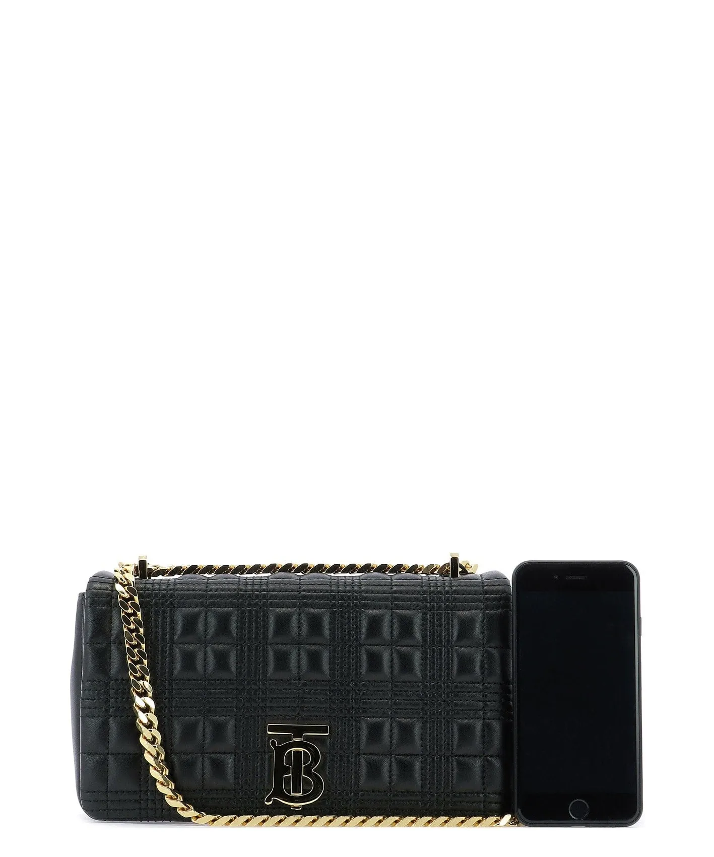 Burberry Small Quilted Lola Crossbody Bag