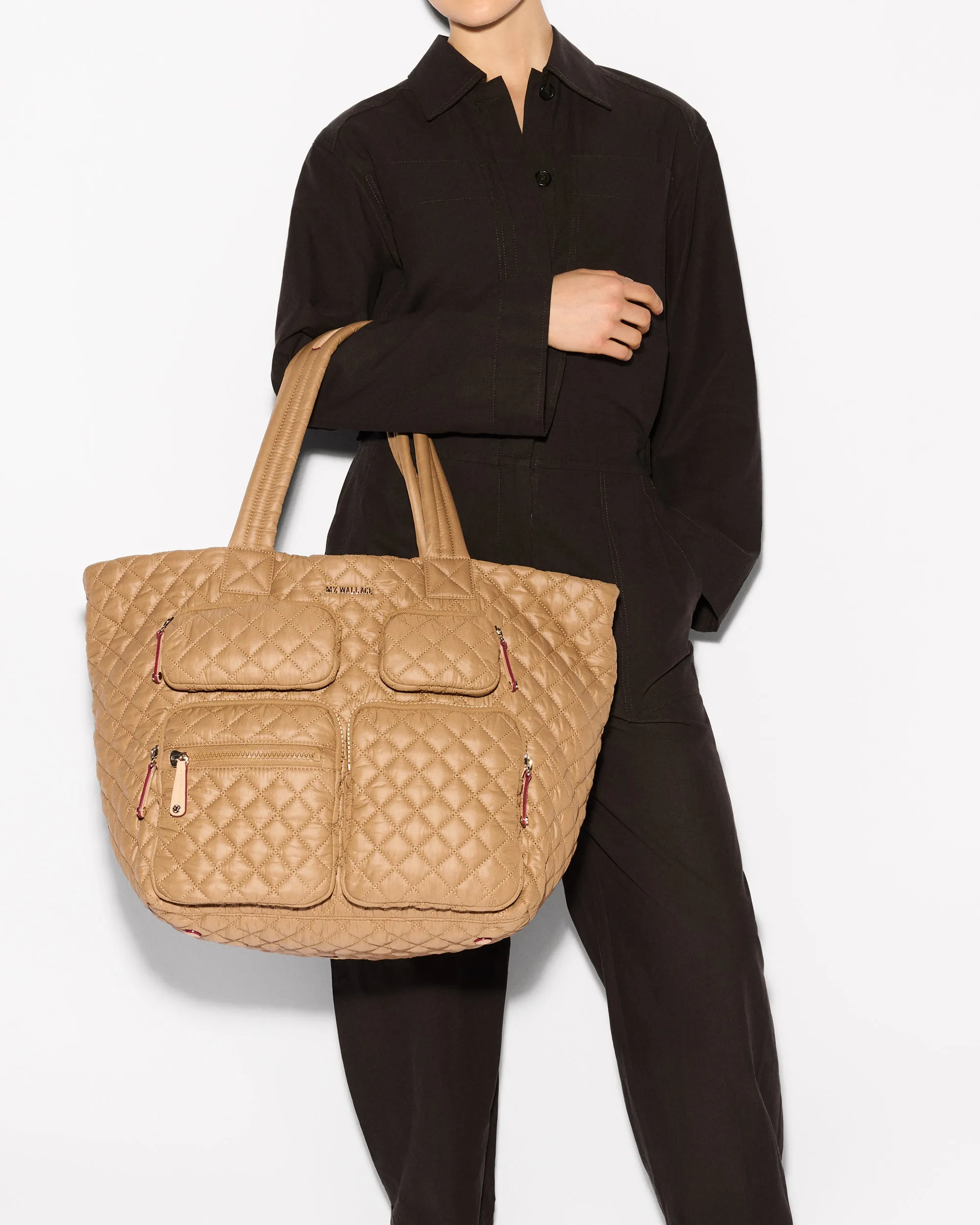 Caramel Large Metro Travel Tote