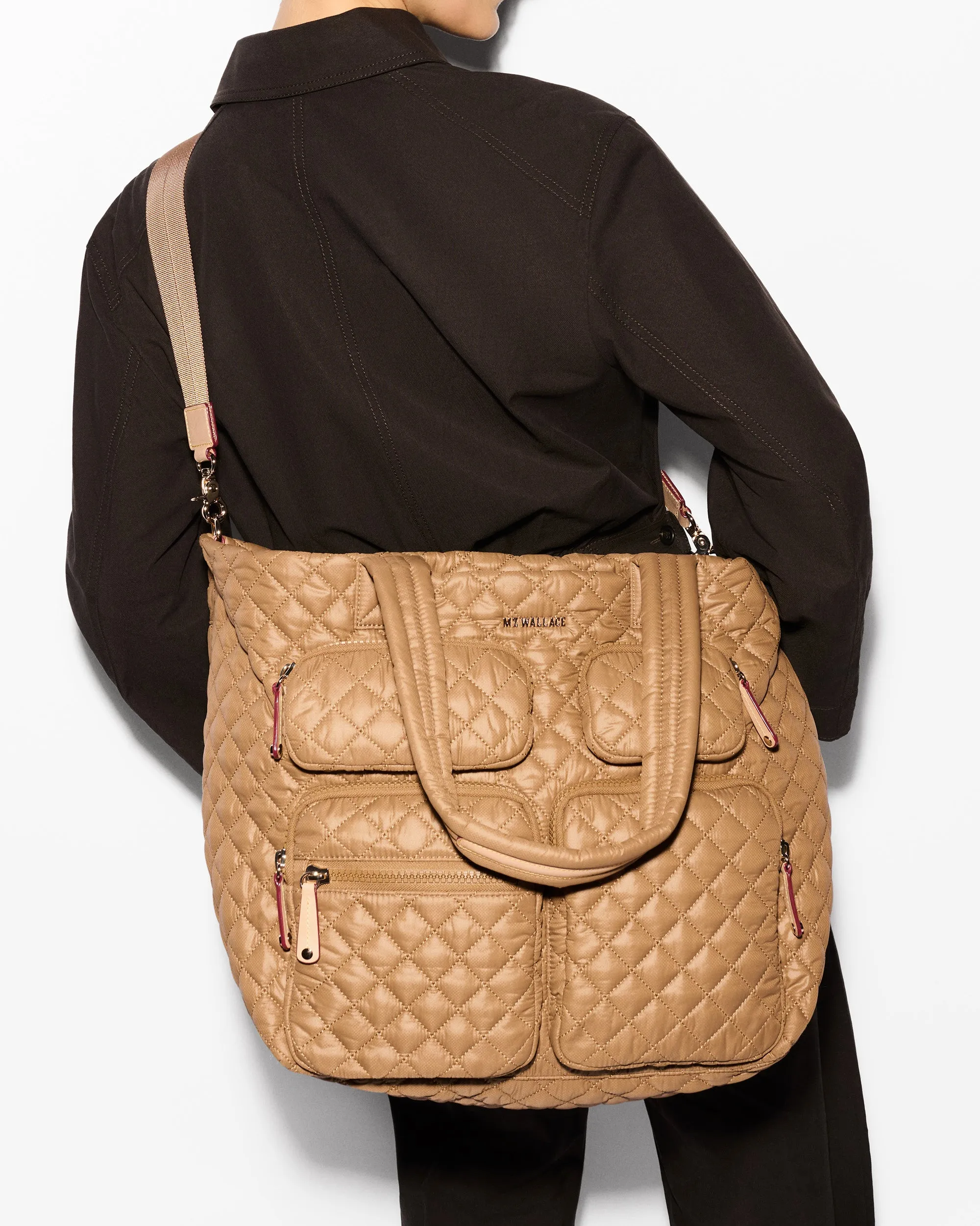 Caramel Large Metro Travel Tote