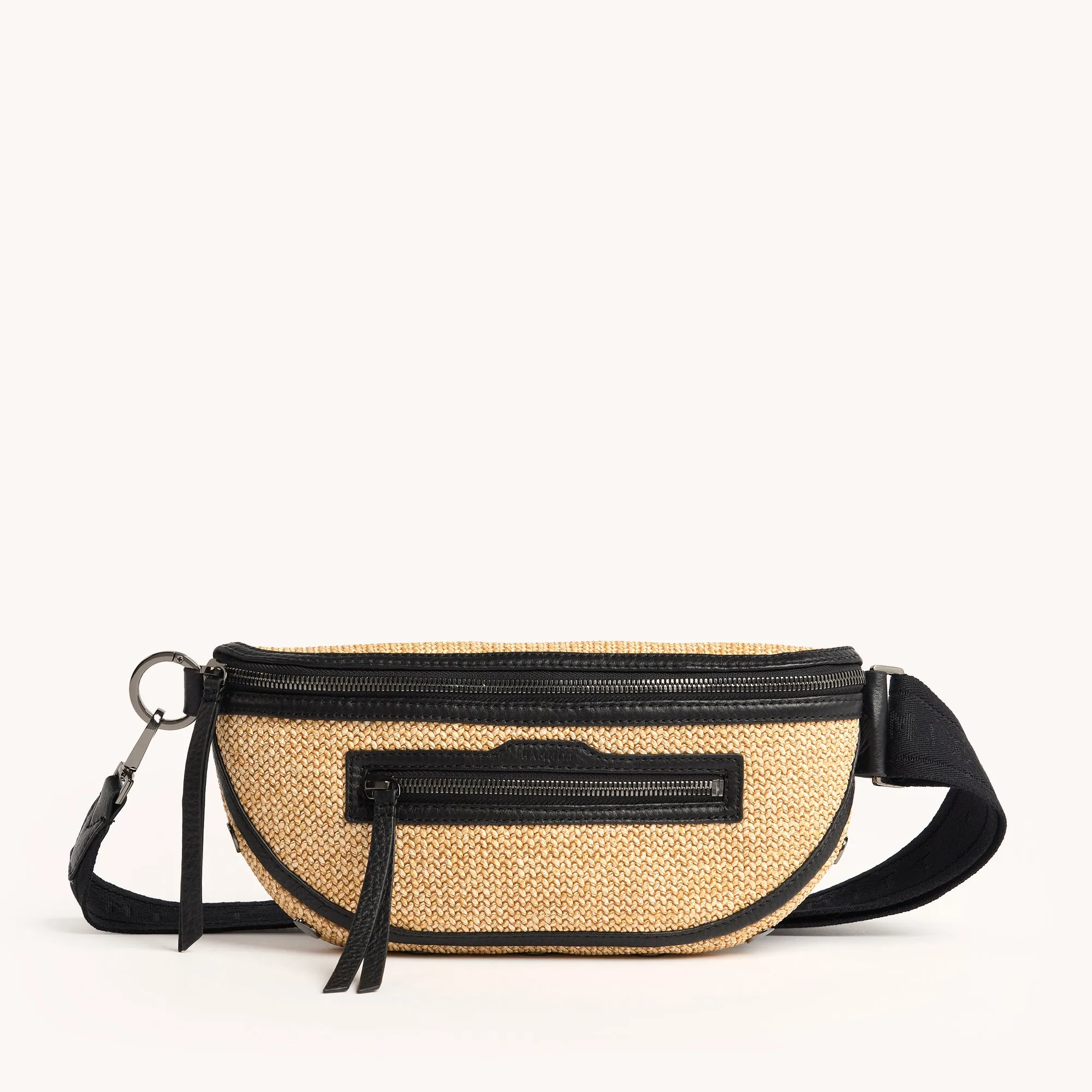 Charles Crossbody | Chaparral Raffia/Gunmetal | Med