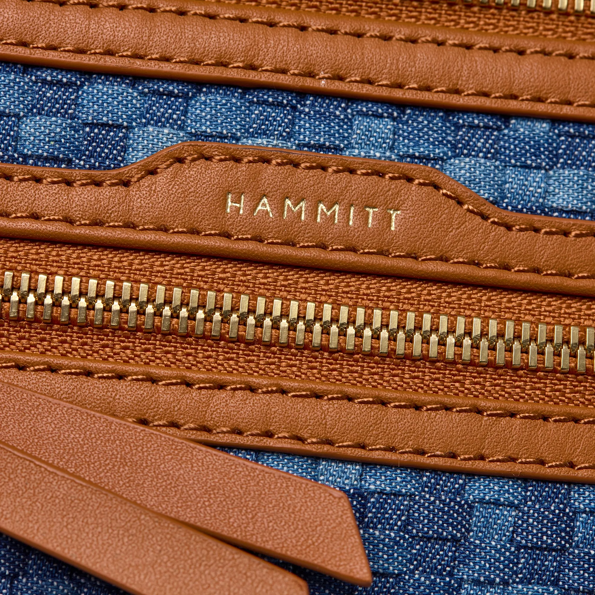 Charles Crossbody | Mosaic Denim/Brushed Gold | Lrg