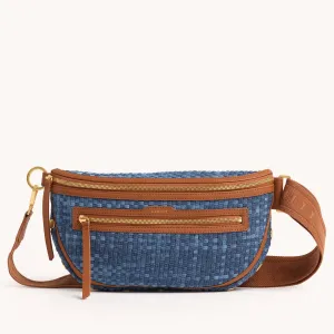 Charles Crossbody | Mosaic Denim/Brushed Gold | Lrg
