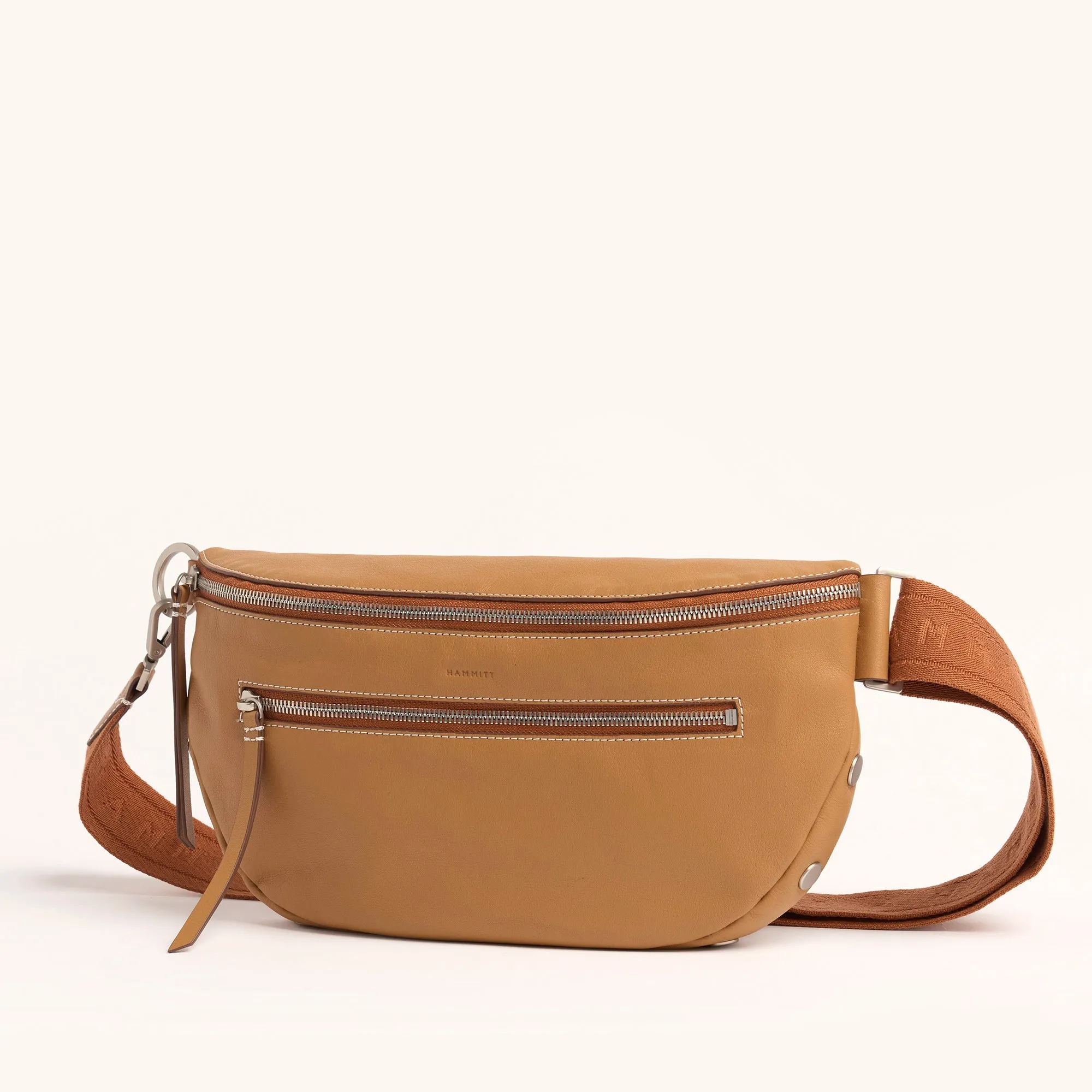 Charles Crossbody | Oak Edge/Brushed Silver | Lrg