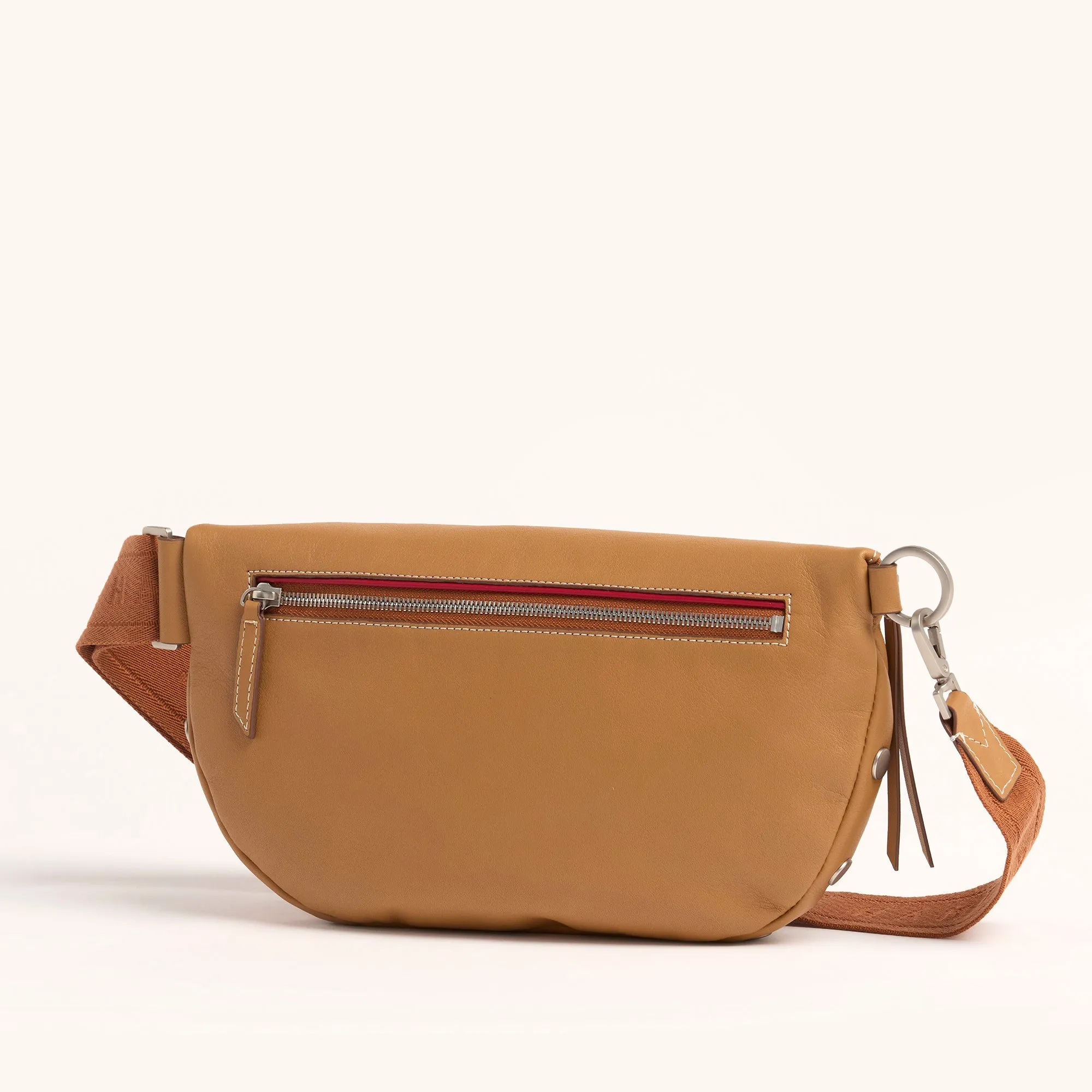 Charles Crossbody | Oak Edge/Brushed Silver | Lrg