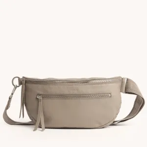 Charles Crossbody | Pewter Pebble/Brushed Silver | Lrg