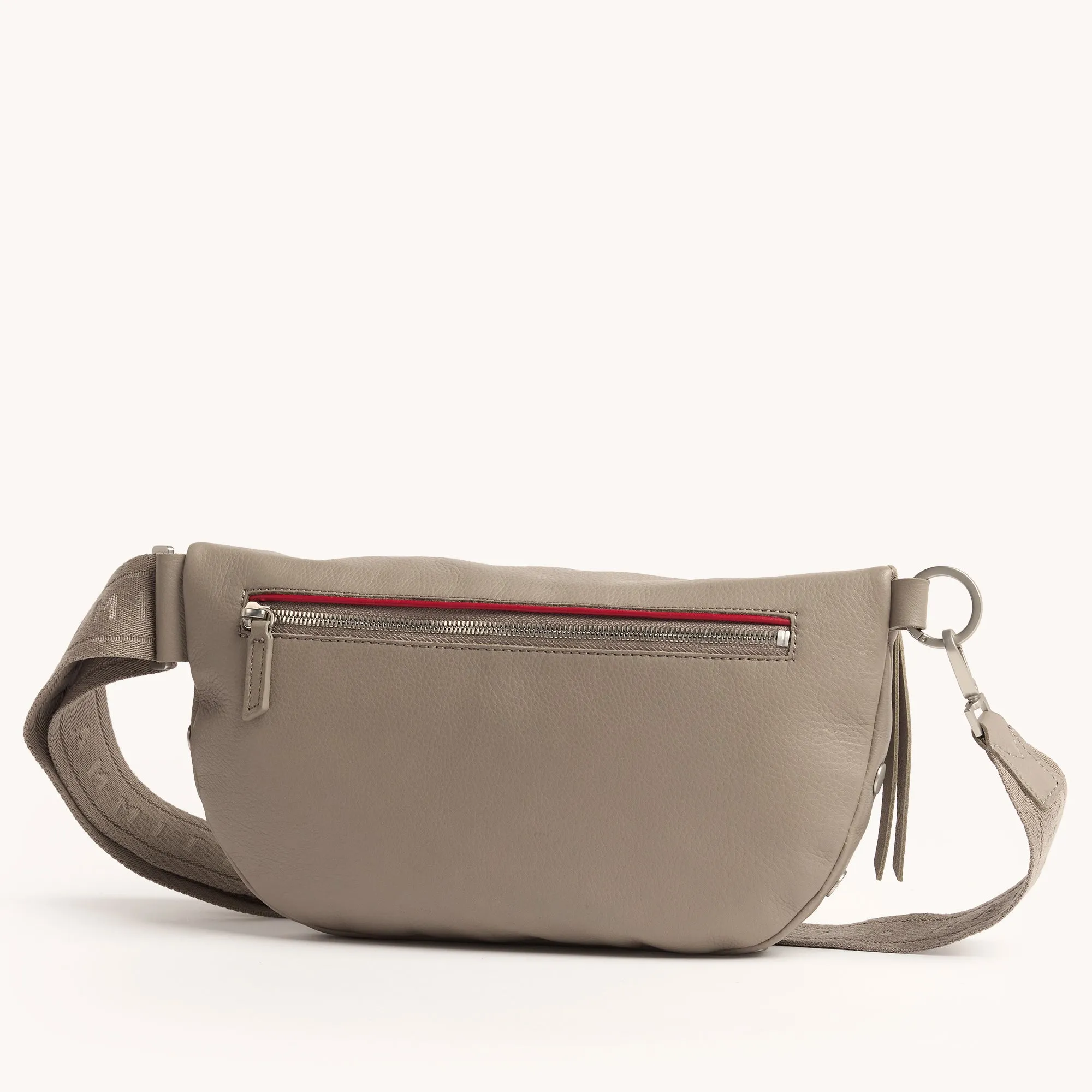 Charles Crossbody | Pewter Pebble/Brushed Silver | Lrg