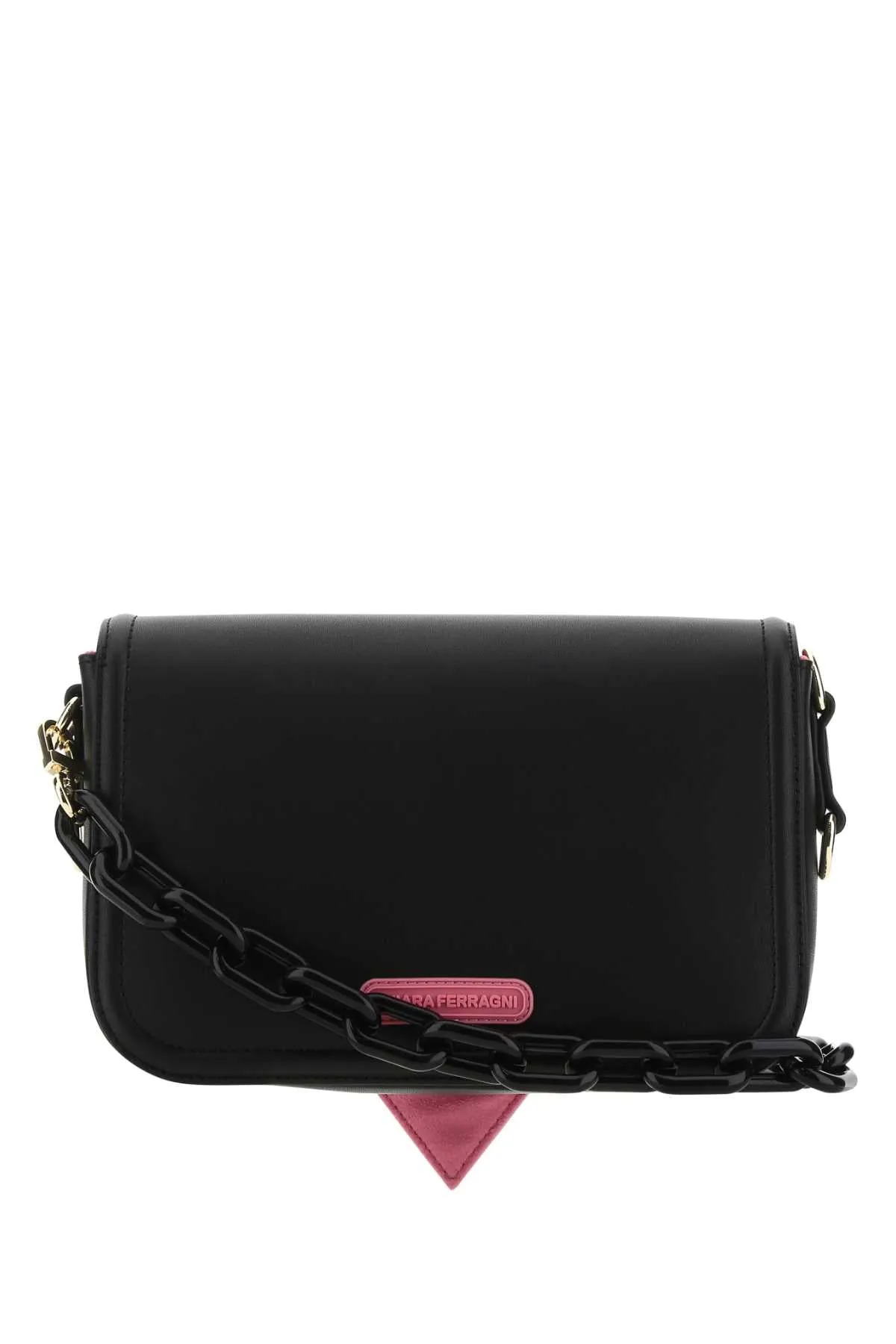 Chiara Ferragni Logo-Embossed Chain-Linked Shoulder Bag