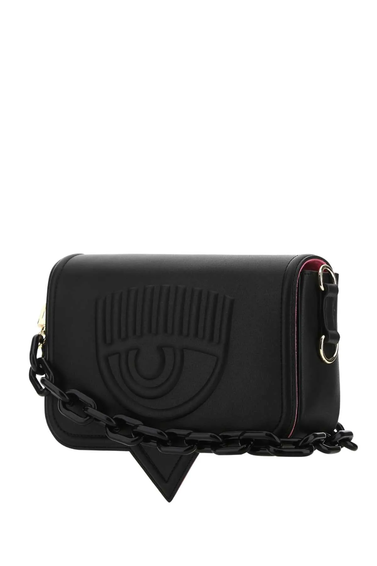 Chiara Ferragni Logo-Embossed Chain-Linked Shoulder Bag