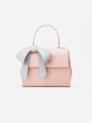 Cottontail Vegan Leather Handbag | Light Pink