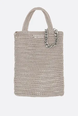 Coya tote bag in macramé