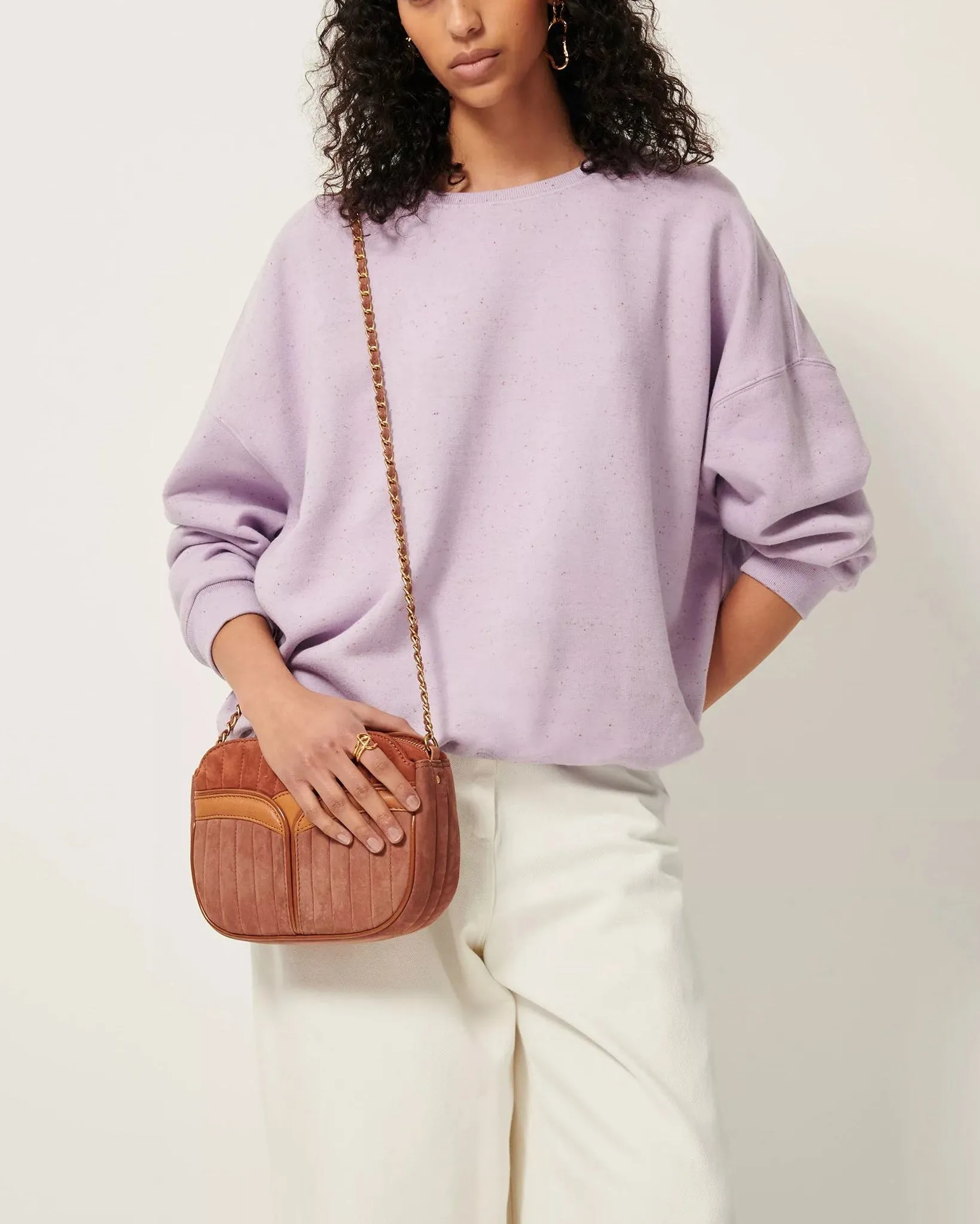 Crossbody Bag Divine Su Divine Suede Terra-Rossa