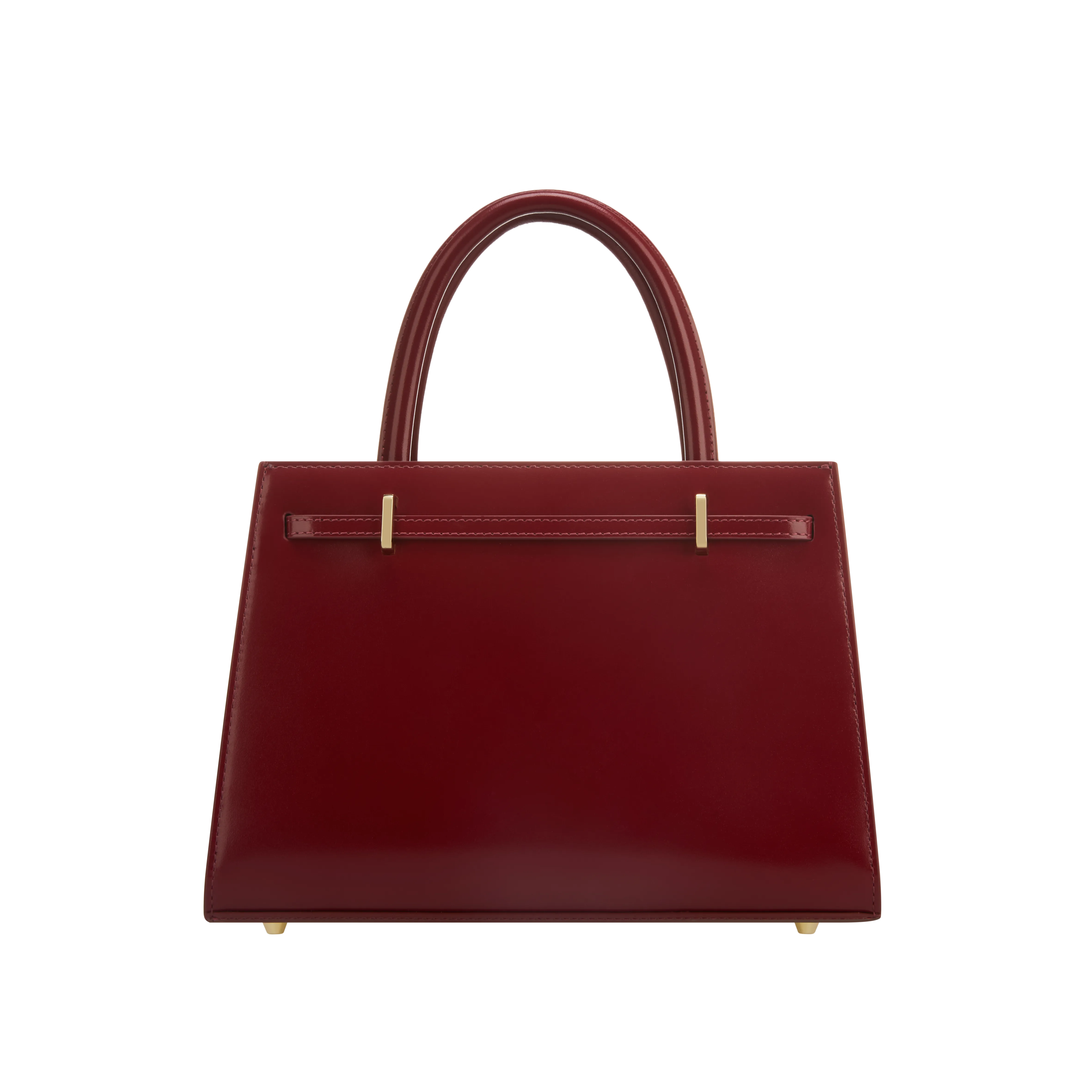 Dark Cherry Book Leather Tote Bag 25(Low Stock)