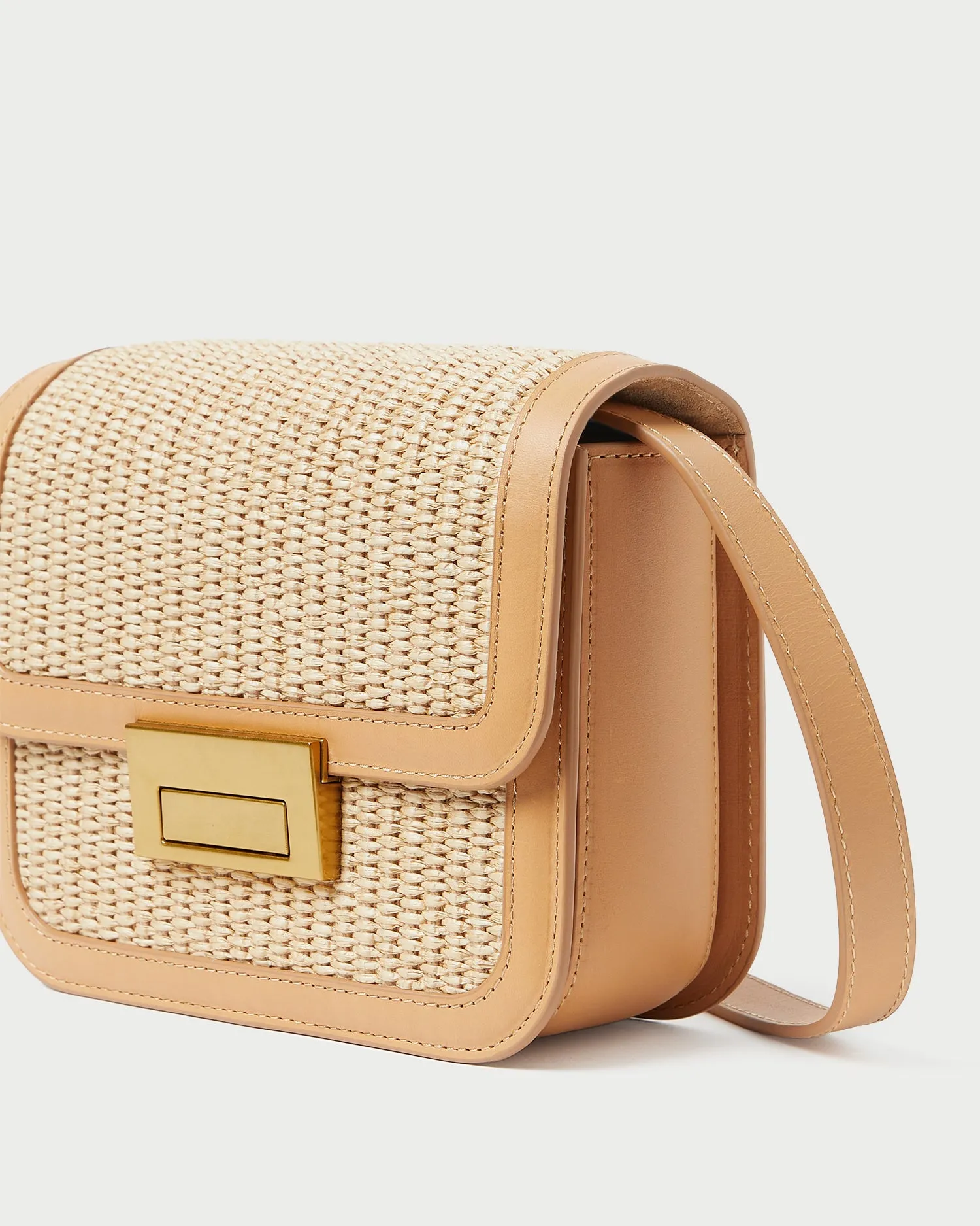 Desi Natural Straw Crossbody Bag