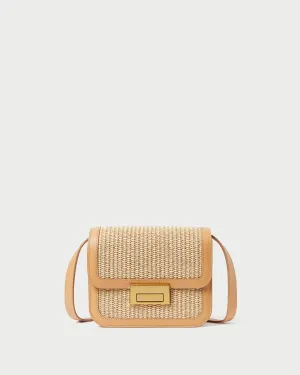 Desi Natural Straw Crossbody Bag