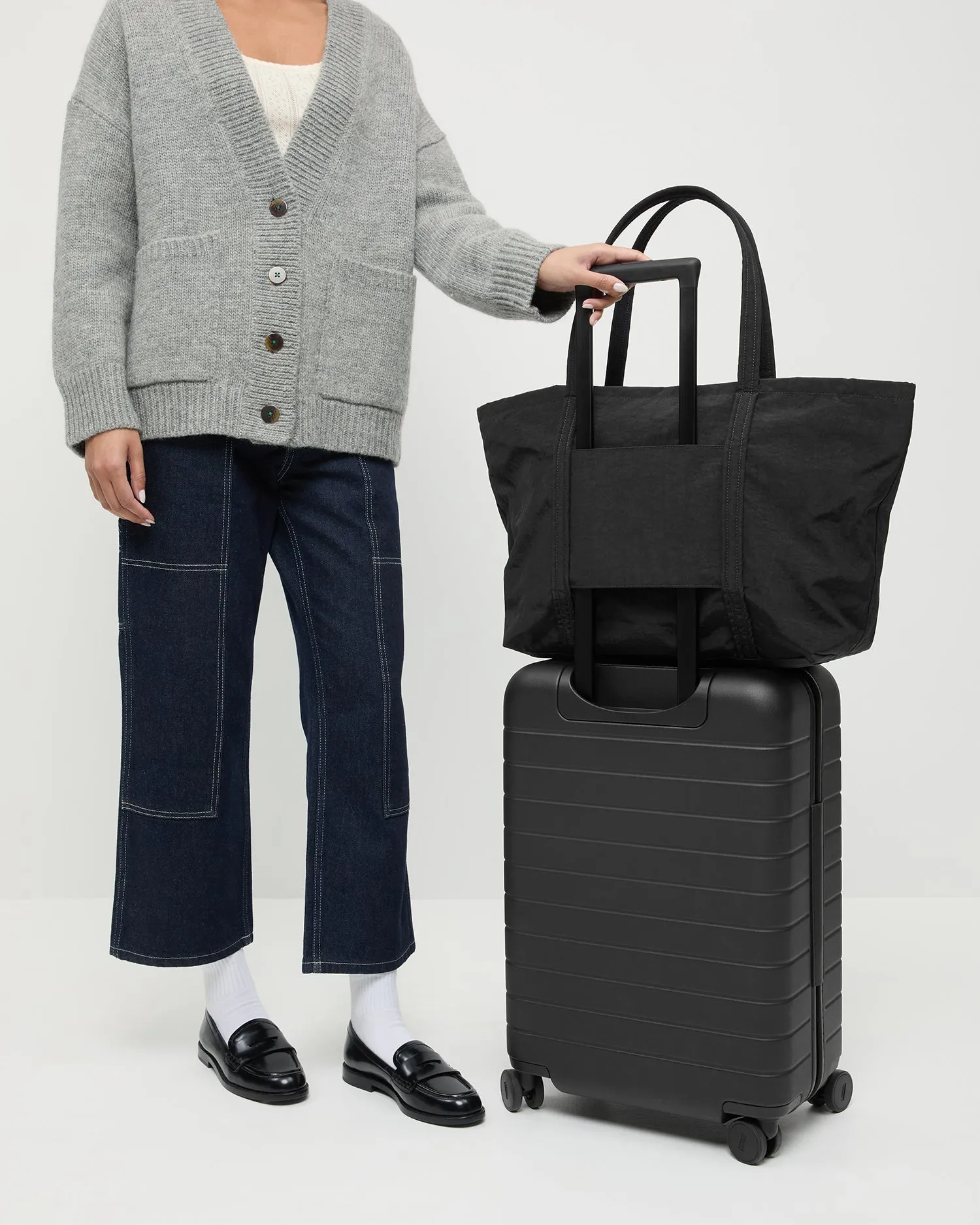 Dina Black Travel Tote