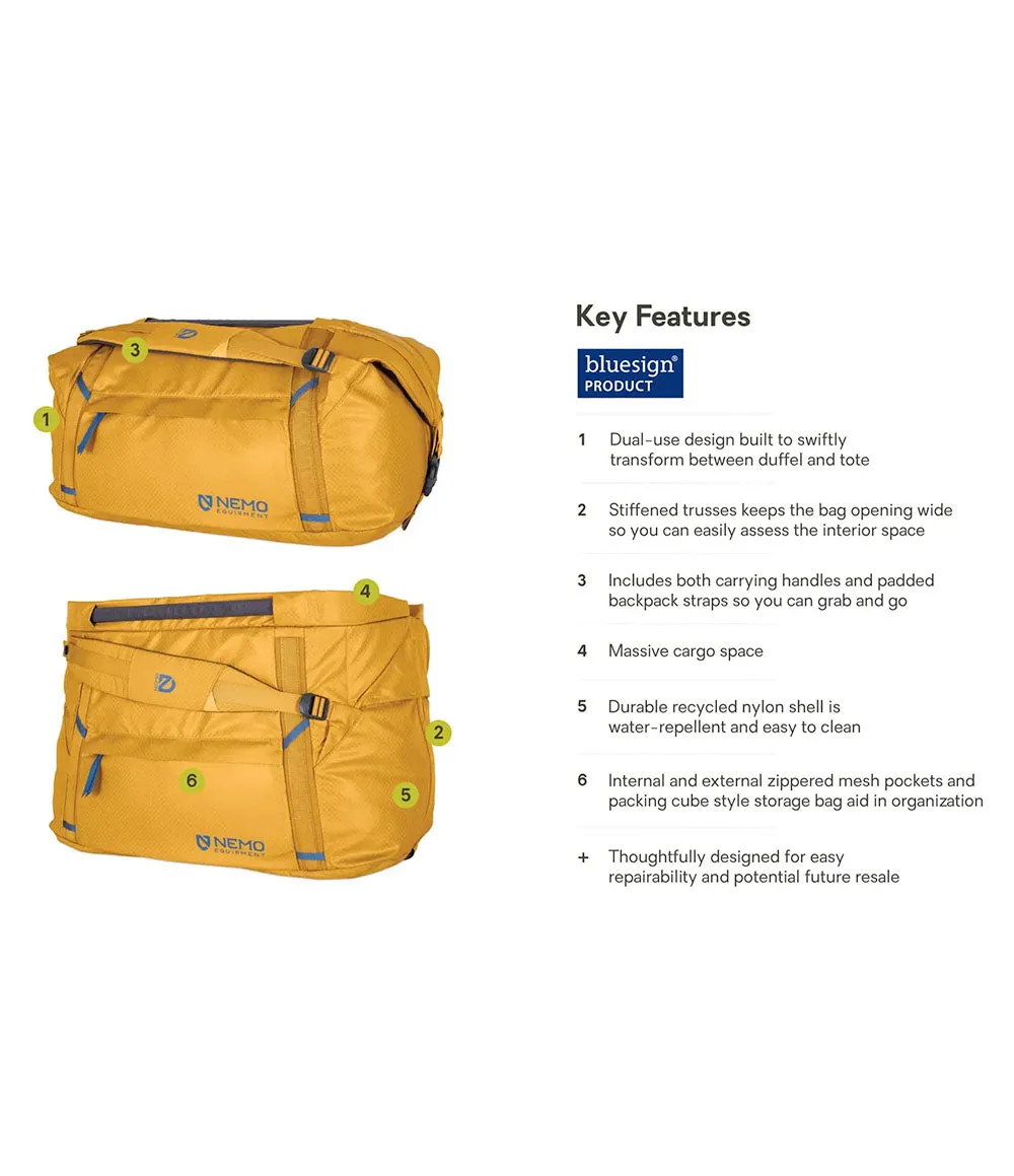 Double Haul Convertible Duffel 55L