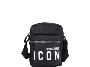 Dsquared2 Slogan Printed Messenger Bag