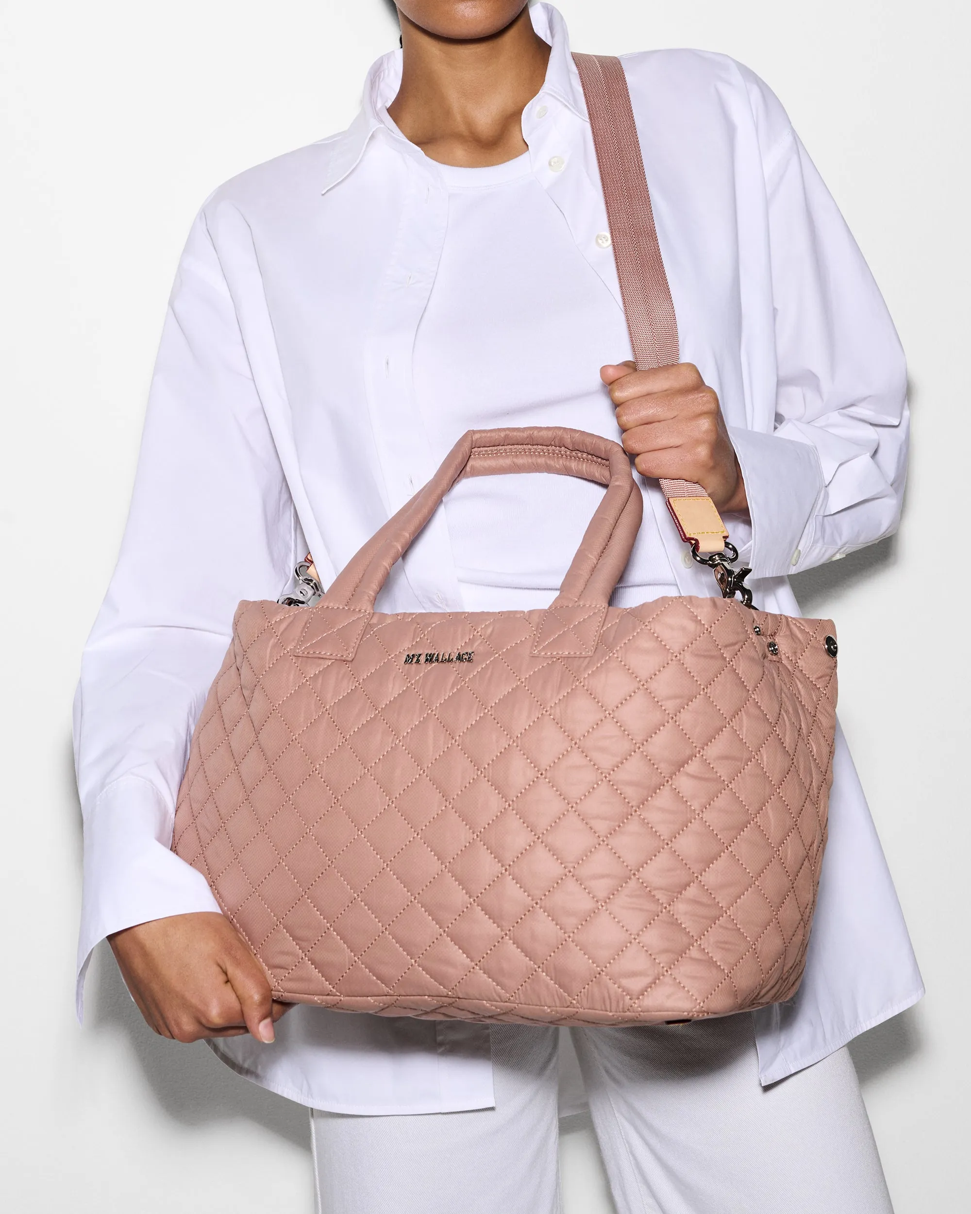 Dusty Rose Medium Metro City Tote