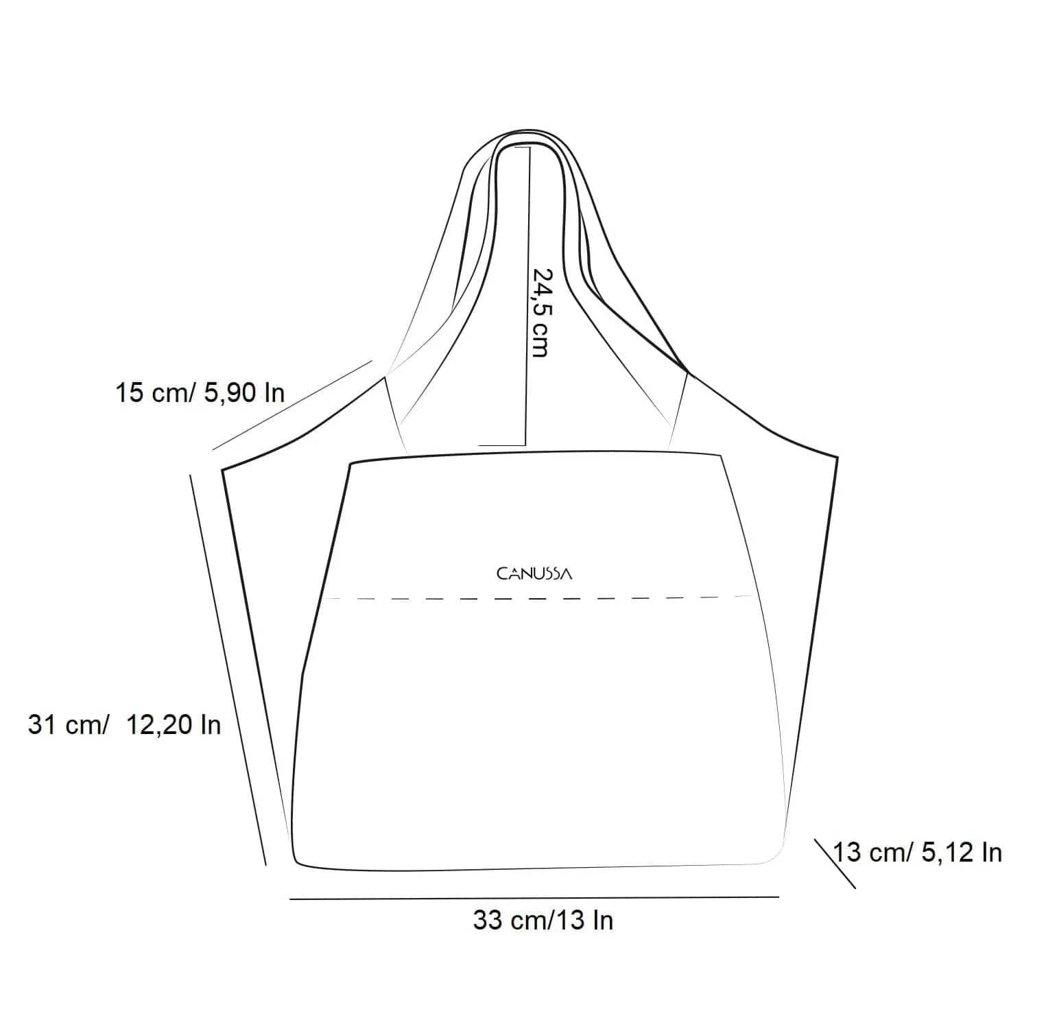 Executive Vegan Leather Business Tote | Chocolate