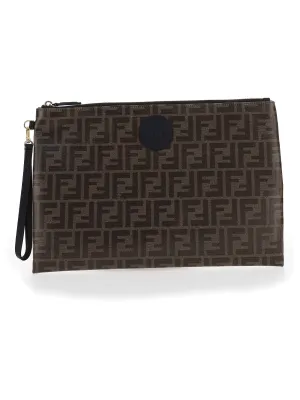 Fendi Large FF Stamp Pouch Bag