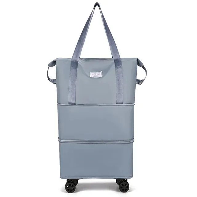 Folding Luggage Bags Expandable Rolling Duffle Pack with Wheel