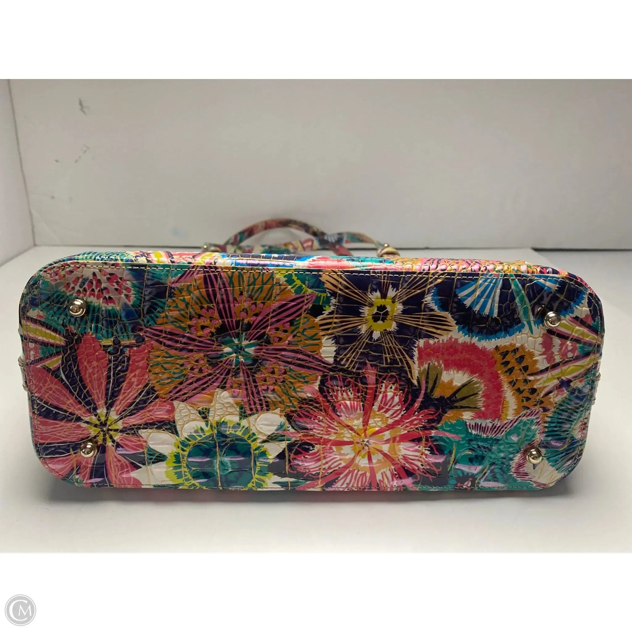 Handbag Designer By Brahmin, Size: Large