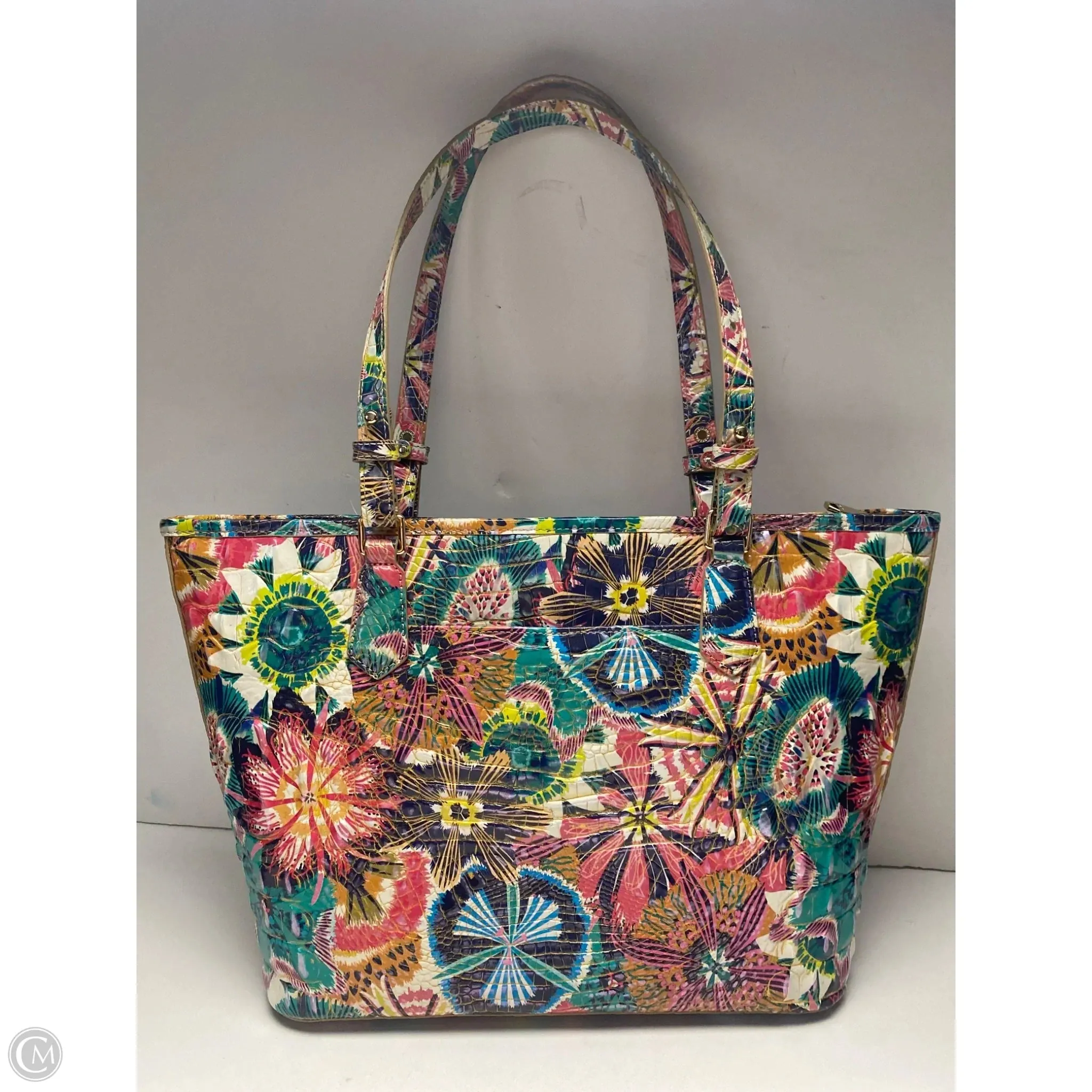 Handbag Designer By Brahmin, Size: Large