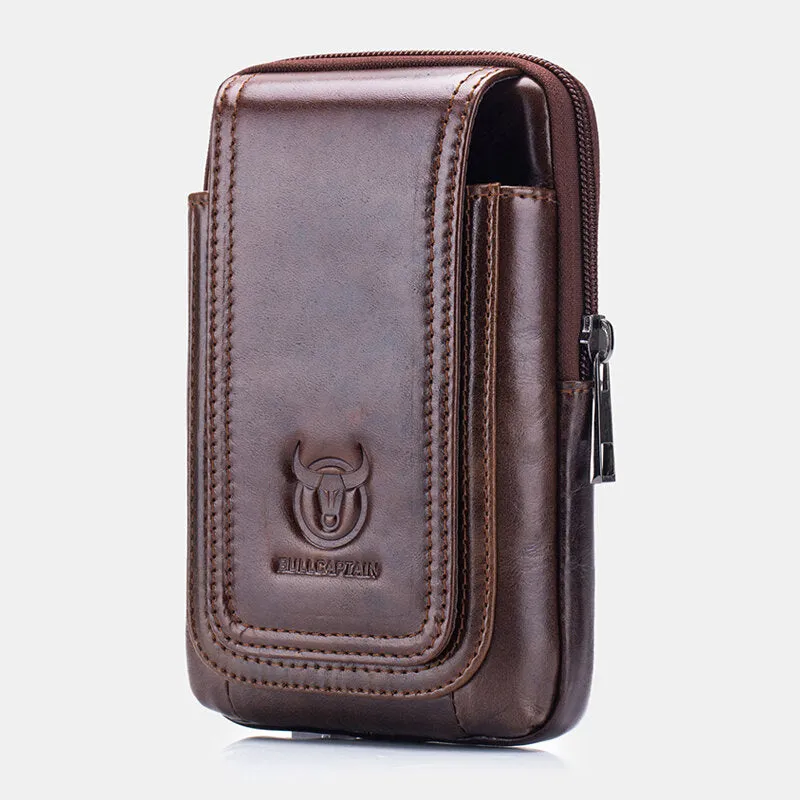 Leather Mini Waist Bag Fashion Black Phone Bag Belt Bag For Women