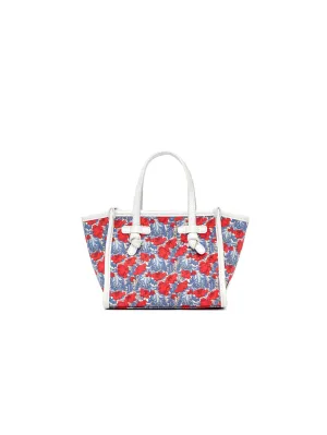 Limited Edition Handbag with White / Multi Floral Print