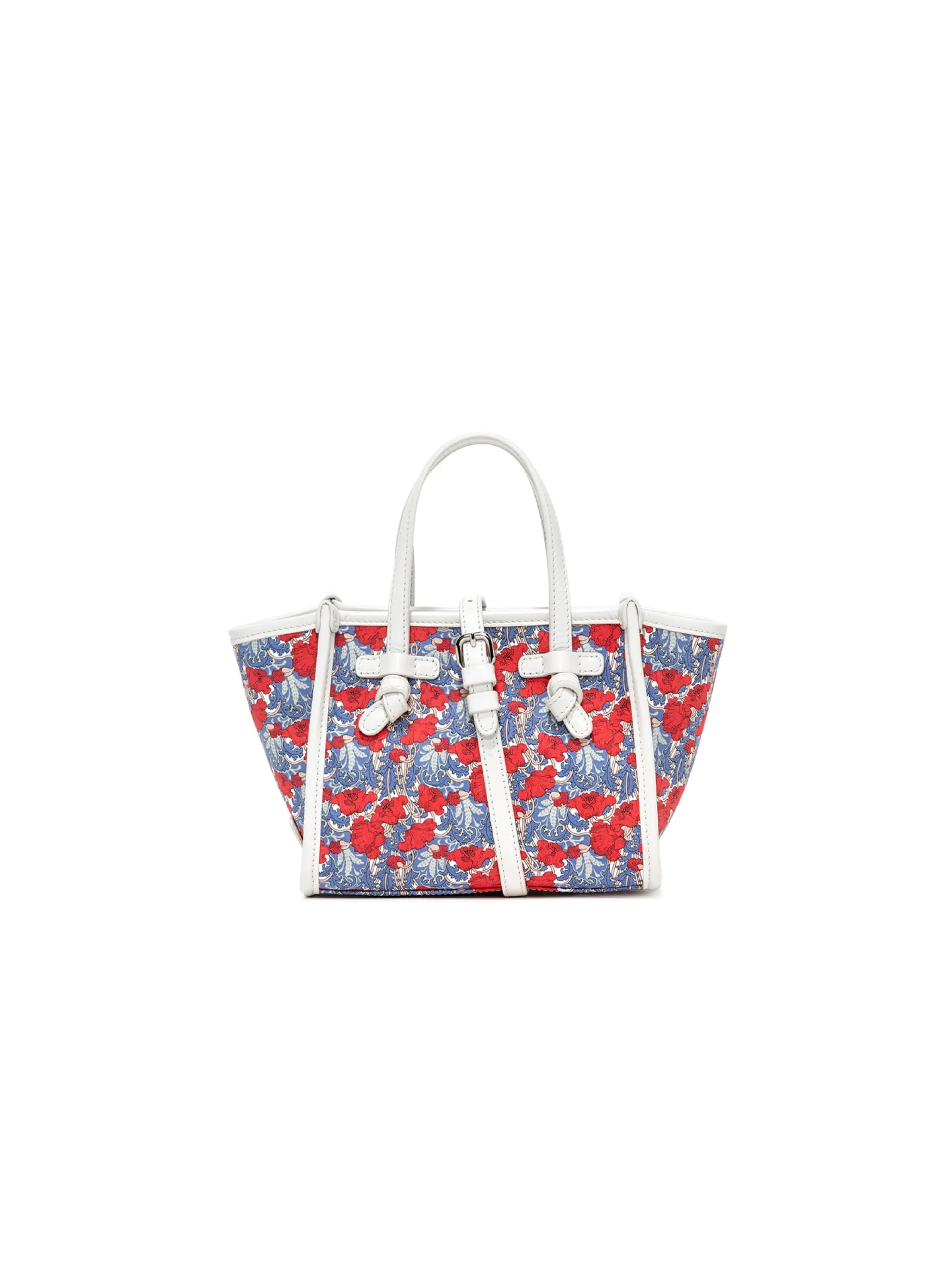 Limited Edition Handbag with White / Multi Floral Print