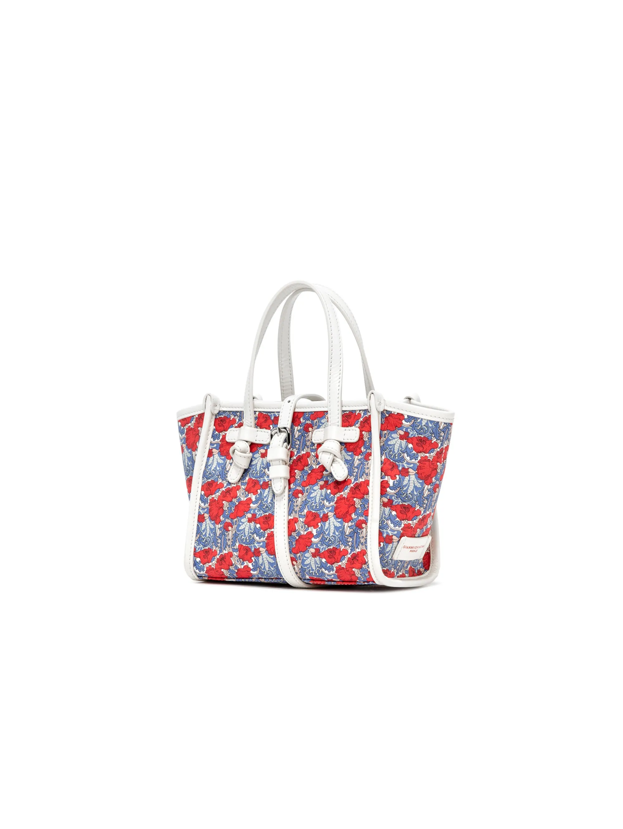 Limited Edition Handbag with White / Multi Floral Print