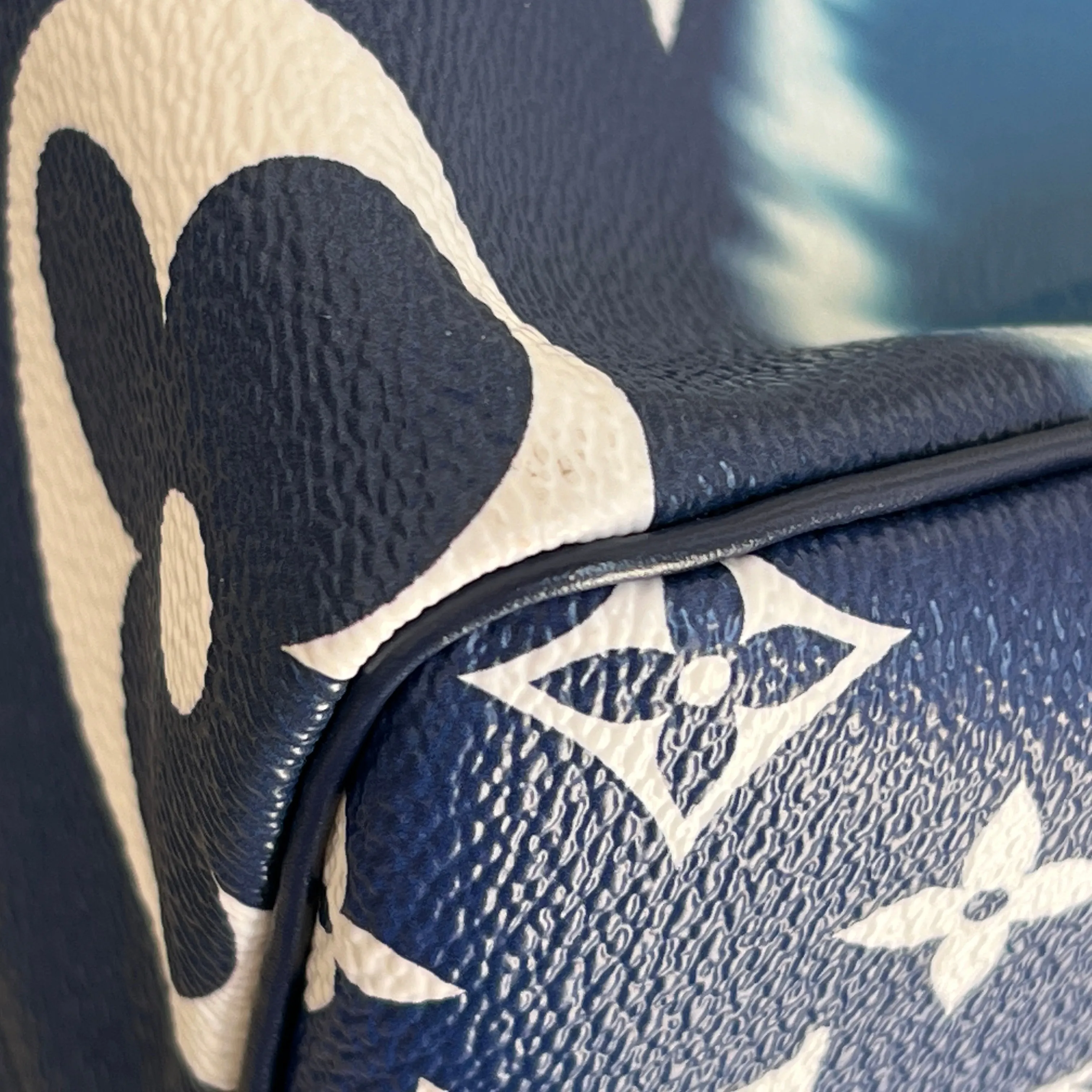 LOUIS VUITTON Blue Escale Bandoulière Speedy 30