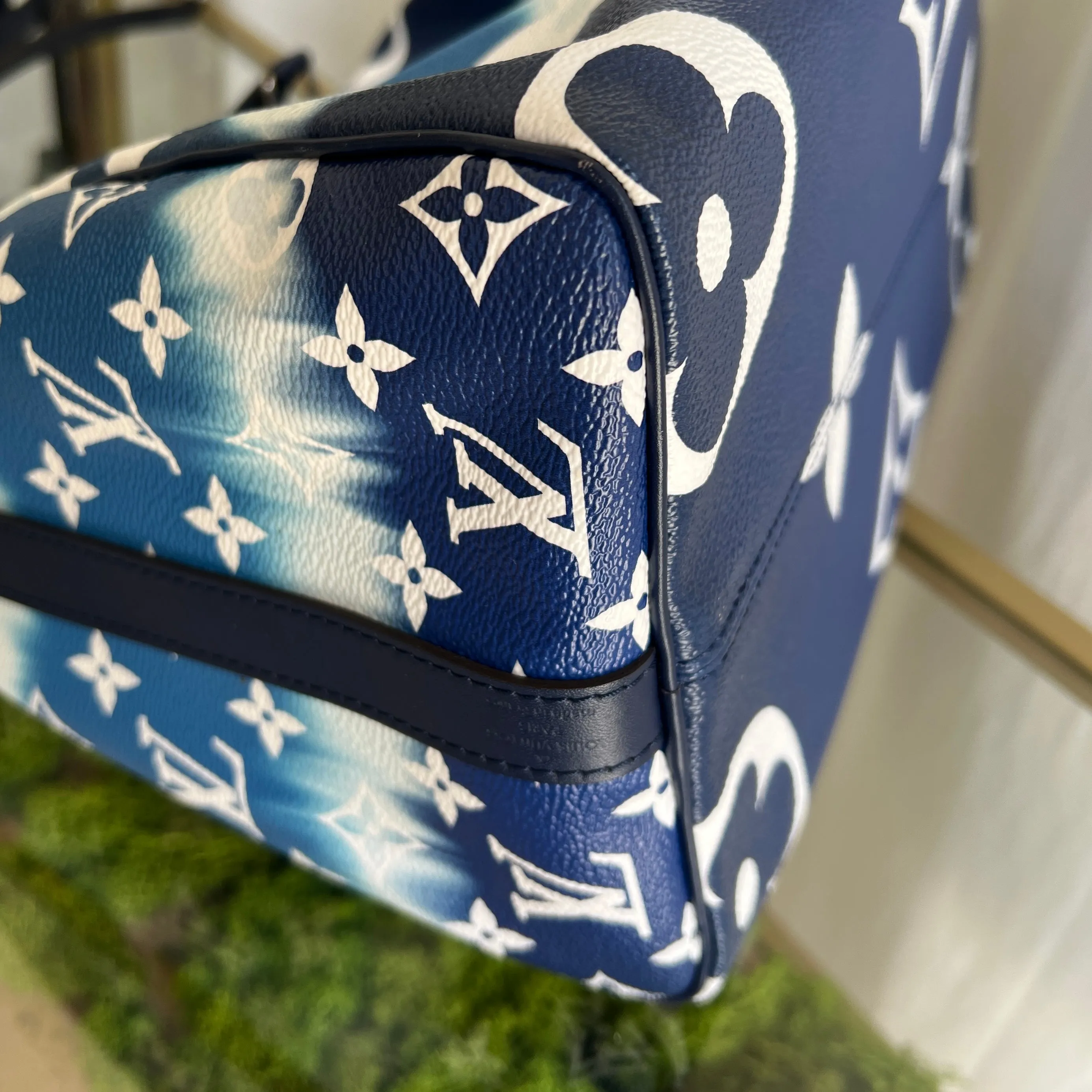 LOUIS VUITTON Blue Escale Bandoulière Speedy 30