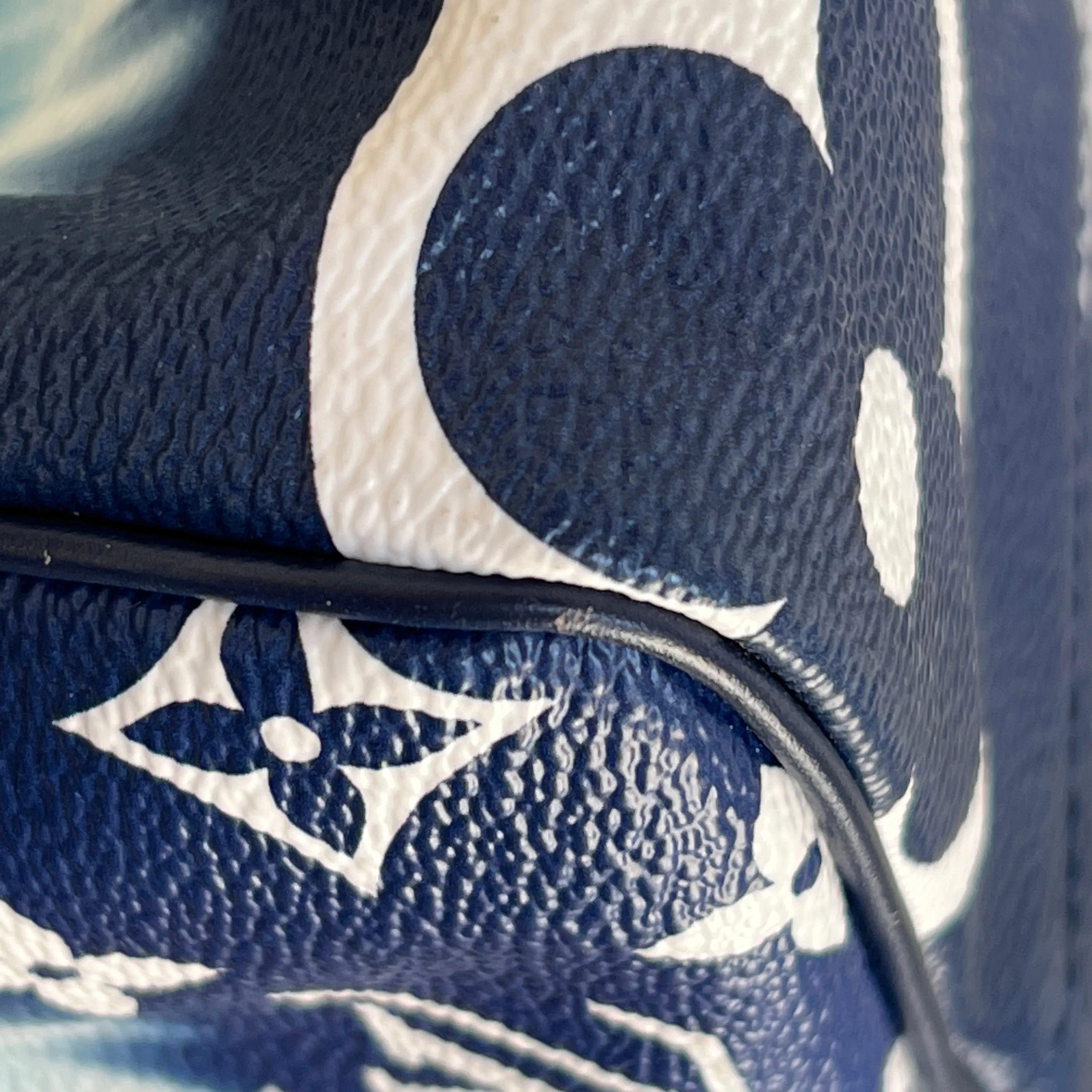 LOUIS VUITTON Blue Escale Bandoulière Speedy 30