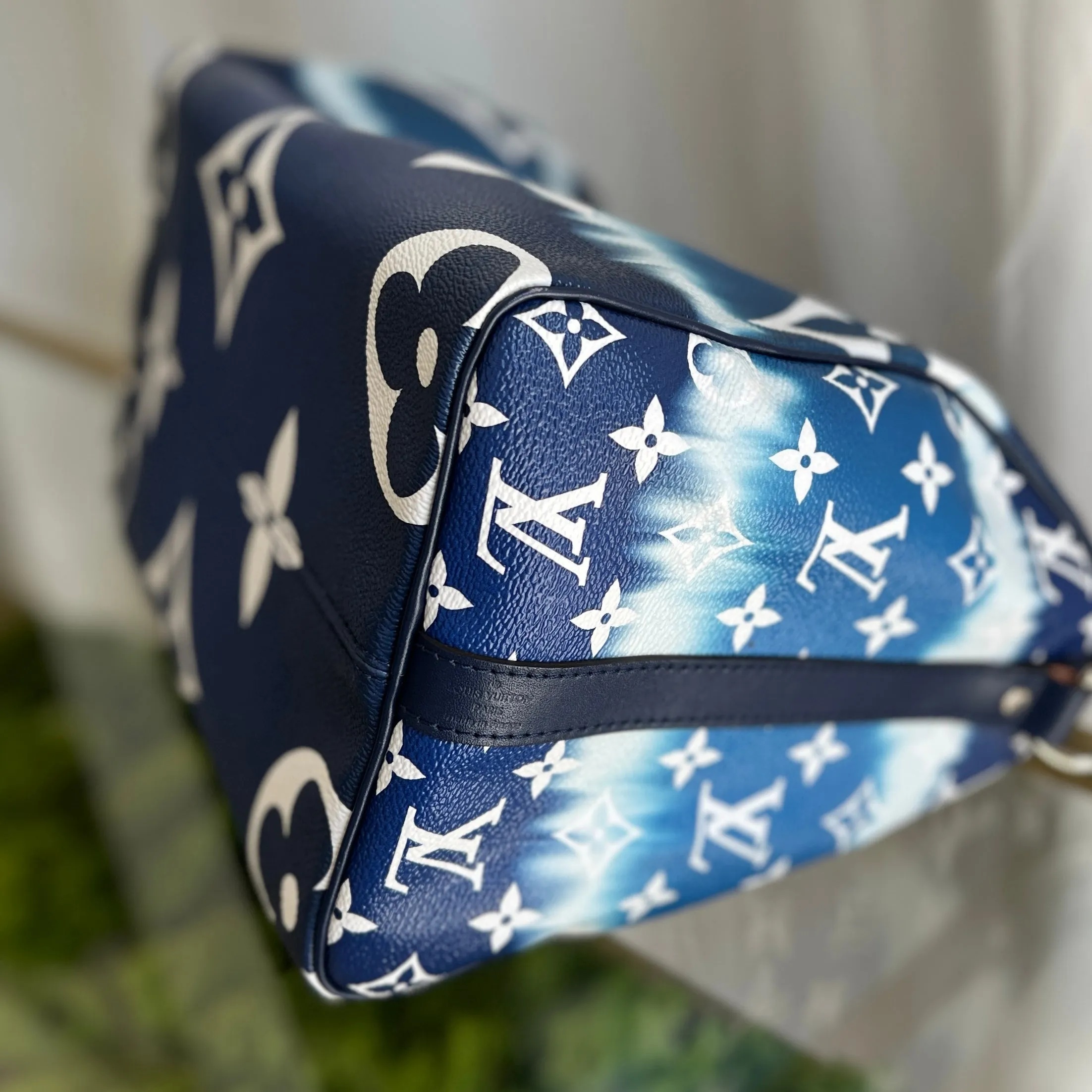 LOUIS VUITTON Blue Escale Bandoulière Speedy 30