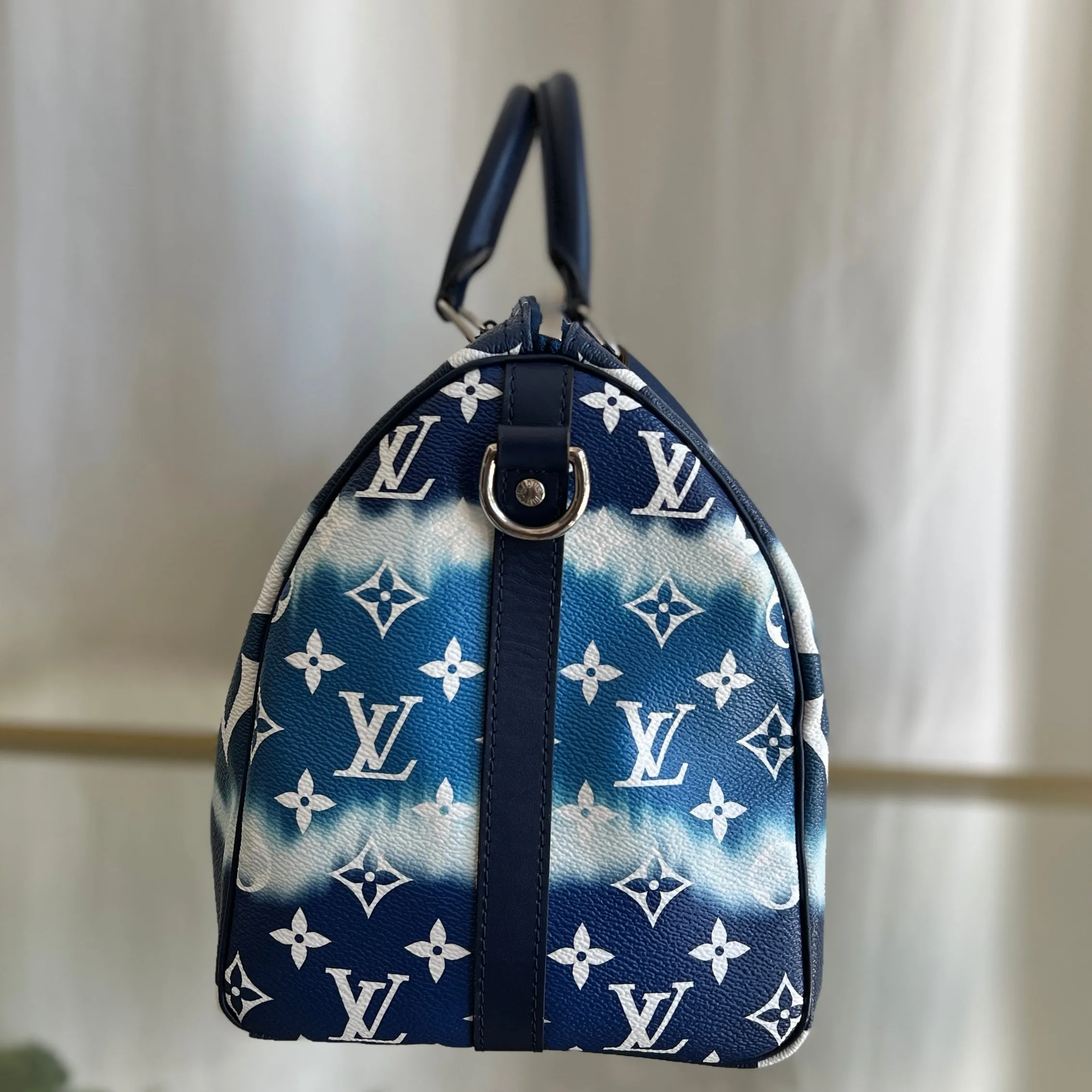 LOUIS VUITTON Blue Escale Bandoulière Speedy 30