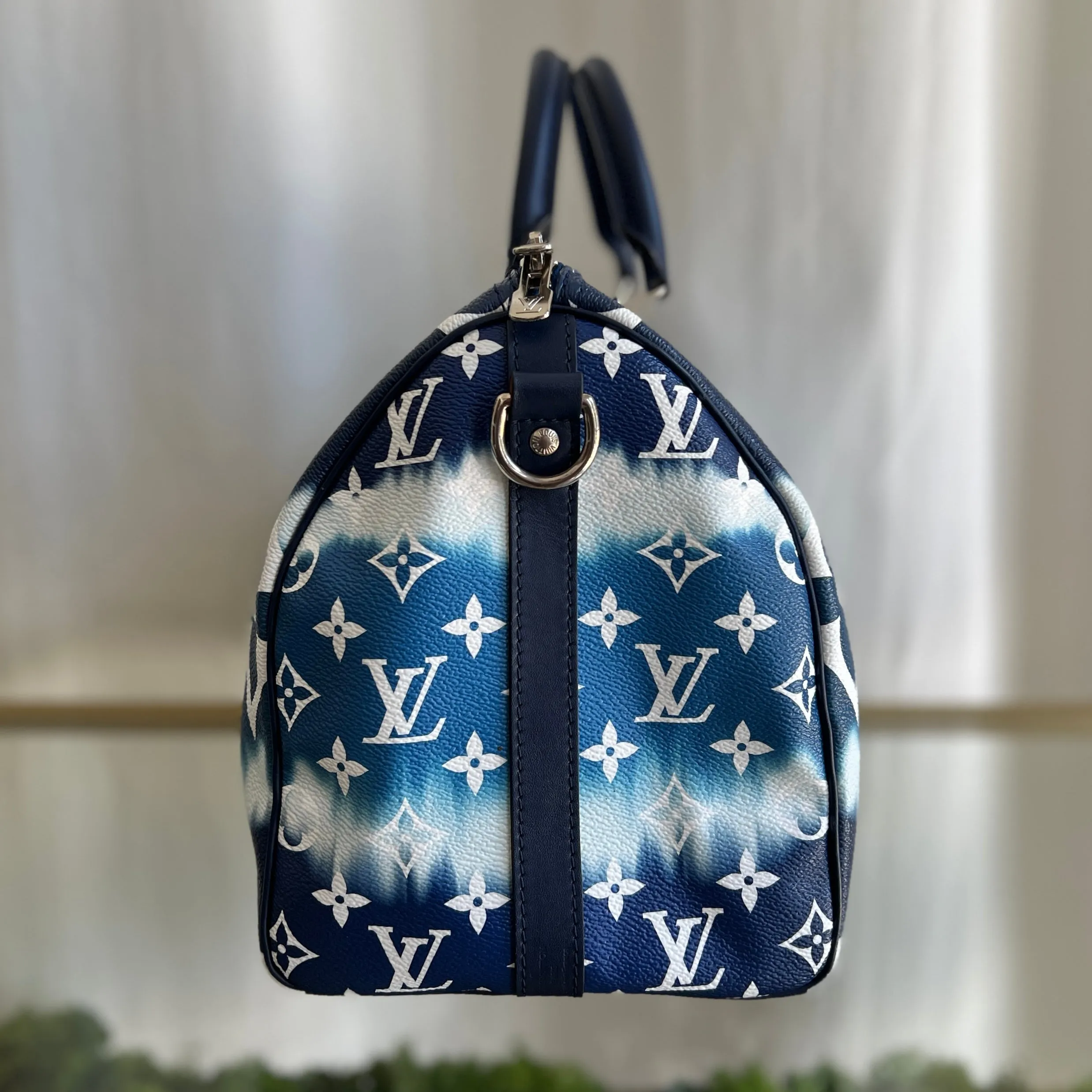 LOUIS VUITTON Blue Escale Bandoulière Speedy 30